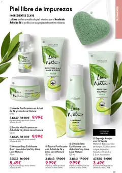 Vista previa Oriflame - Catálogo Campaña 2 válido desde el 28.01.2026 | Página: 111 | Productos: Esponja, Lima, Aceite, Γαύρος