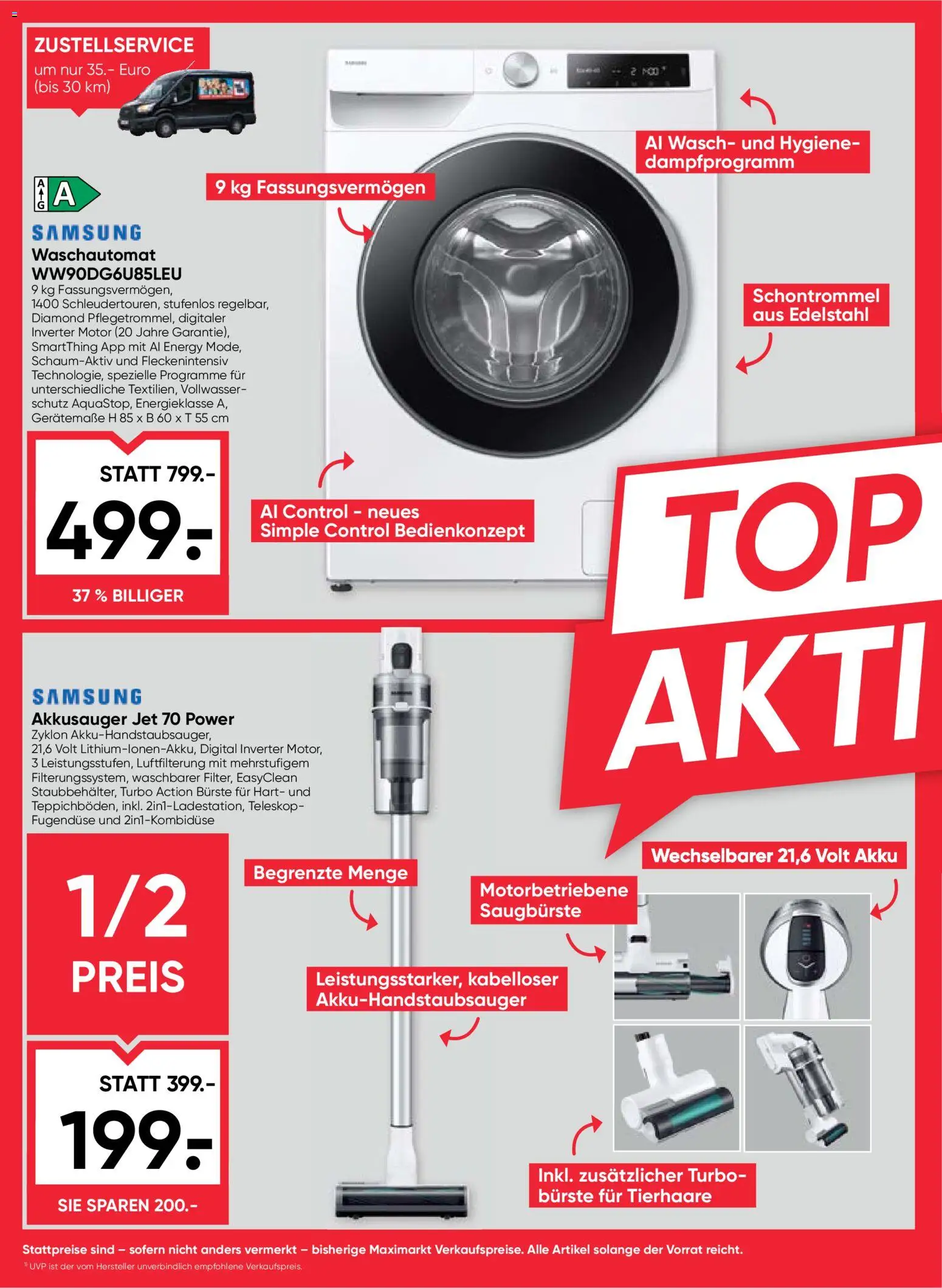 Maximarkt Flugblatt gültig ab 30.04.2026 | Seite: 22 | Produkte: Samsung, Bürste