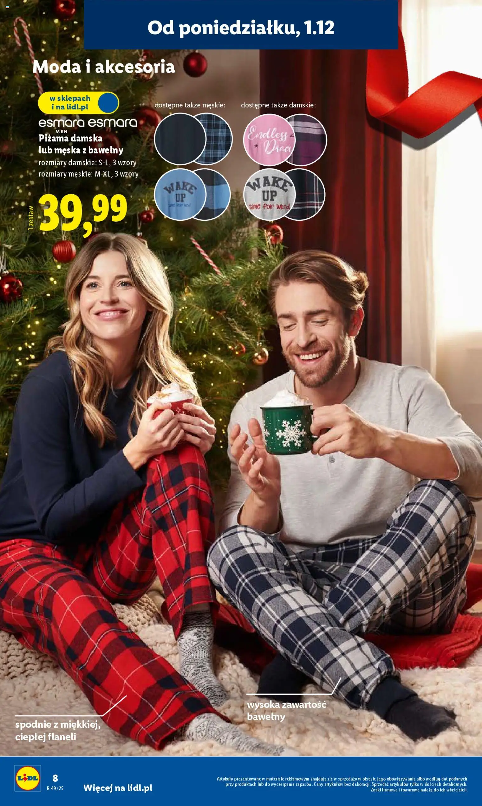 Lidl Gazetka - Cyber Monday od 01.12.2025 | Strona: 14 | Produkty: Spodnie, Piżama