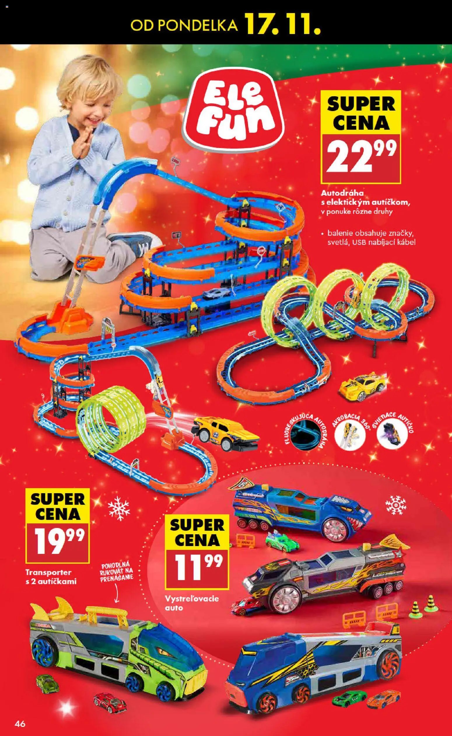 Nové Biedronka akcie – leták je platný od 13.11.2025 | Strana: 46 | Produkty: Kábel, USB