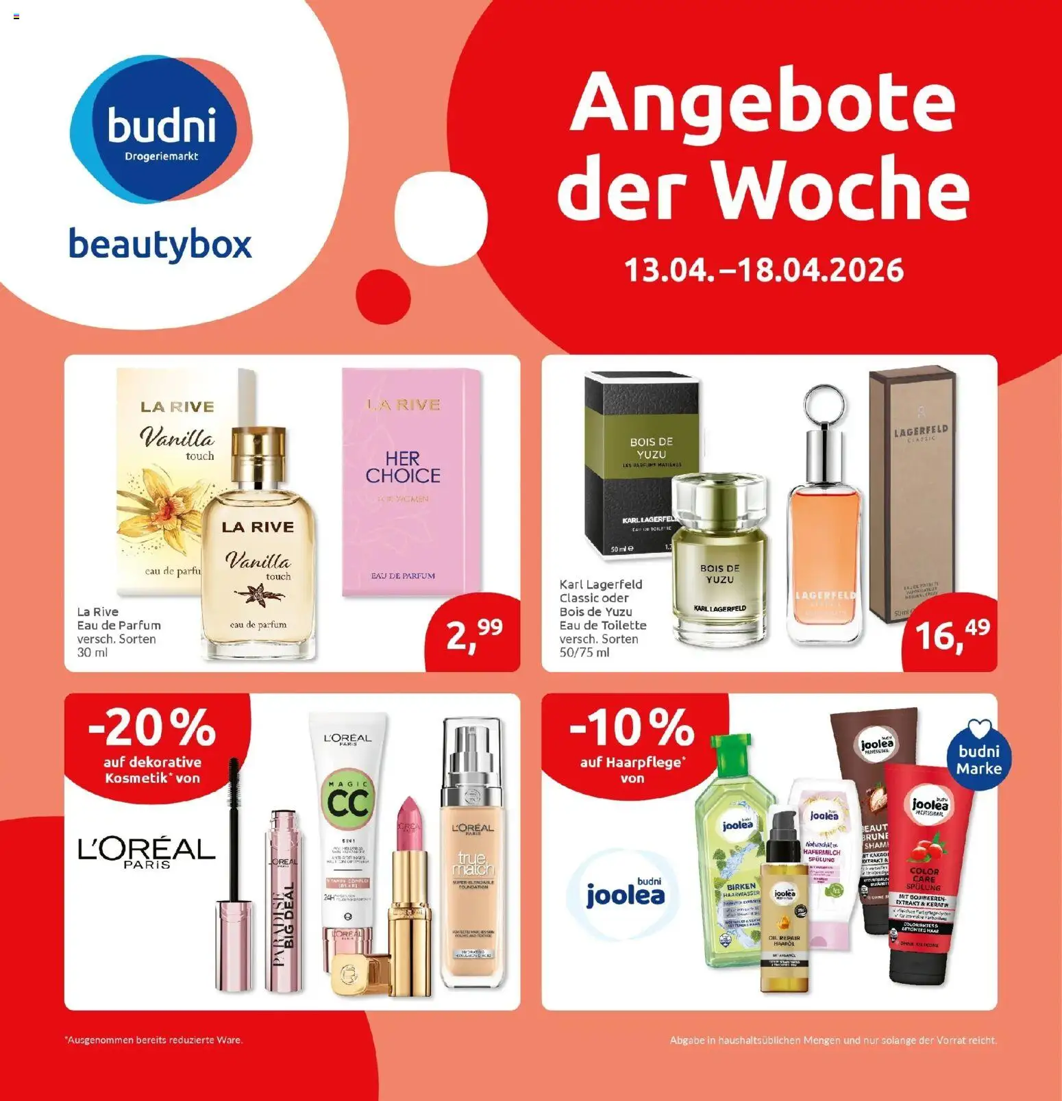 Marktkauf Prospekt Ostfildern	 – gültig ab 13.04.2026 | Seite: 41 | Produkte: Eau de Toilette, Spülung, Haaröl, Eau de Parfum