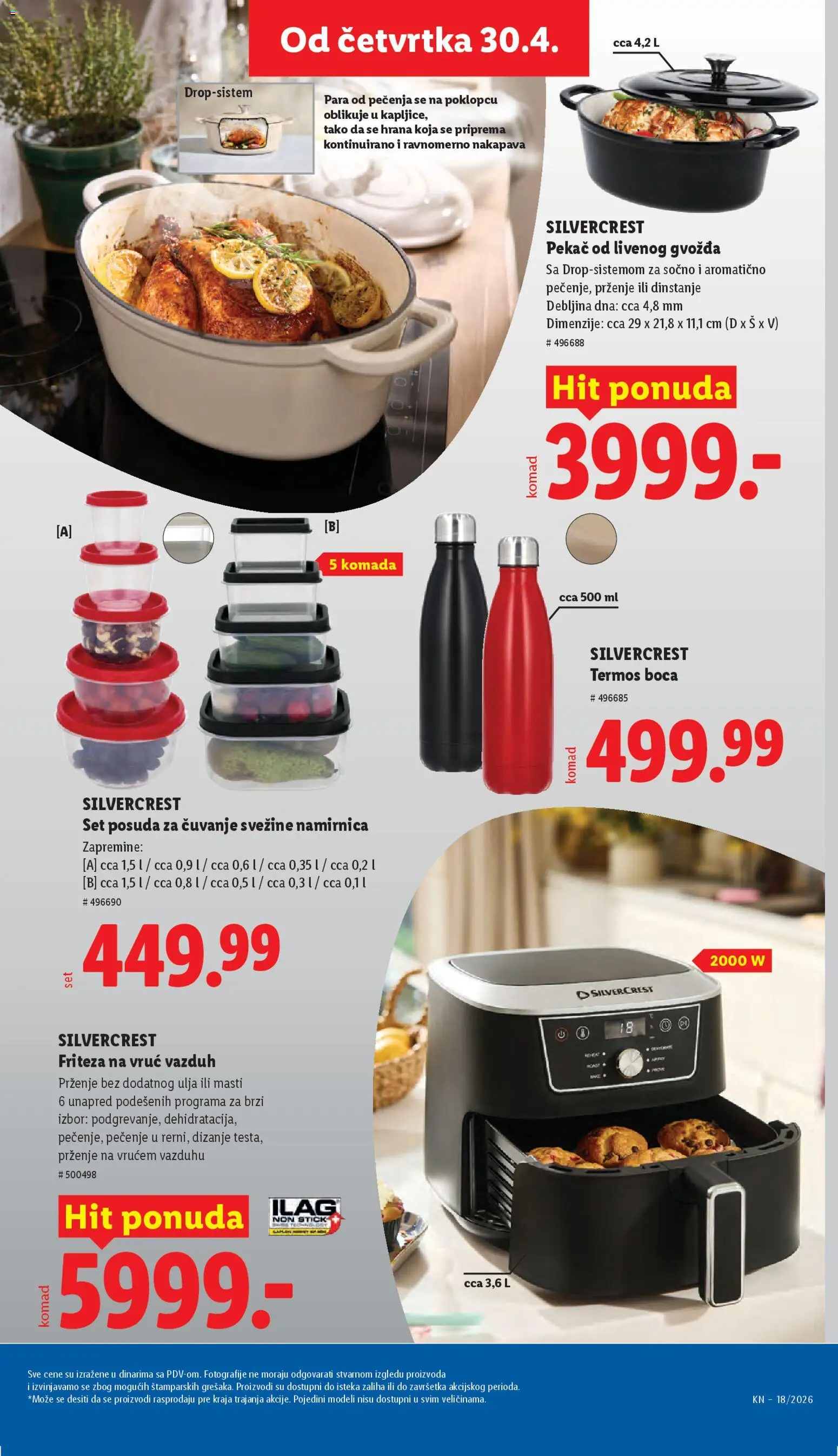 Lidl katalog - važi od 30.04.2026 | Strana: 73 | Proizvode: Silvercrest, Friteza, Termos, Pekač
