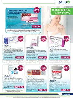 BENU Gyógyszertárak Akciós újság - amely érvényes a következő dátumtól: 01.11.2025 | Oldal: 31 | Termékek: Applikátor