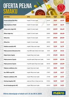 Pogląd oferty "Makro Gazetka - Oferta pełna smaku" - ważna od 01.11.2025