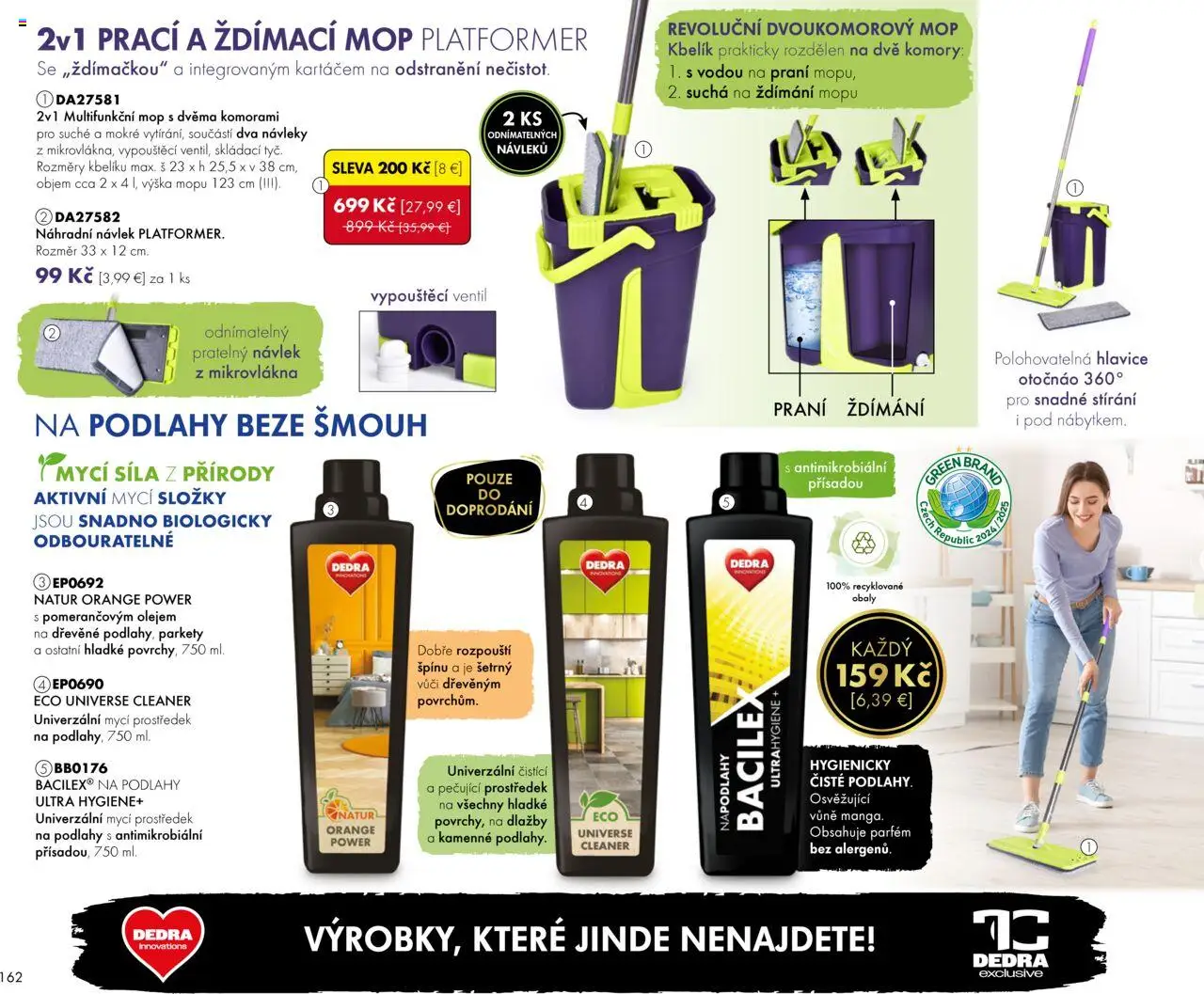 Dedra Katalog 8 2025 │ platný od 25.07.2025 | Strana: 62 | Produkty: Ventil, Mop, Parfém