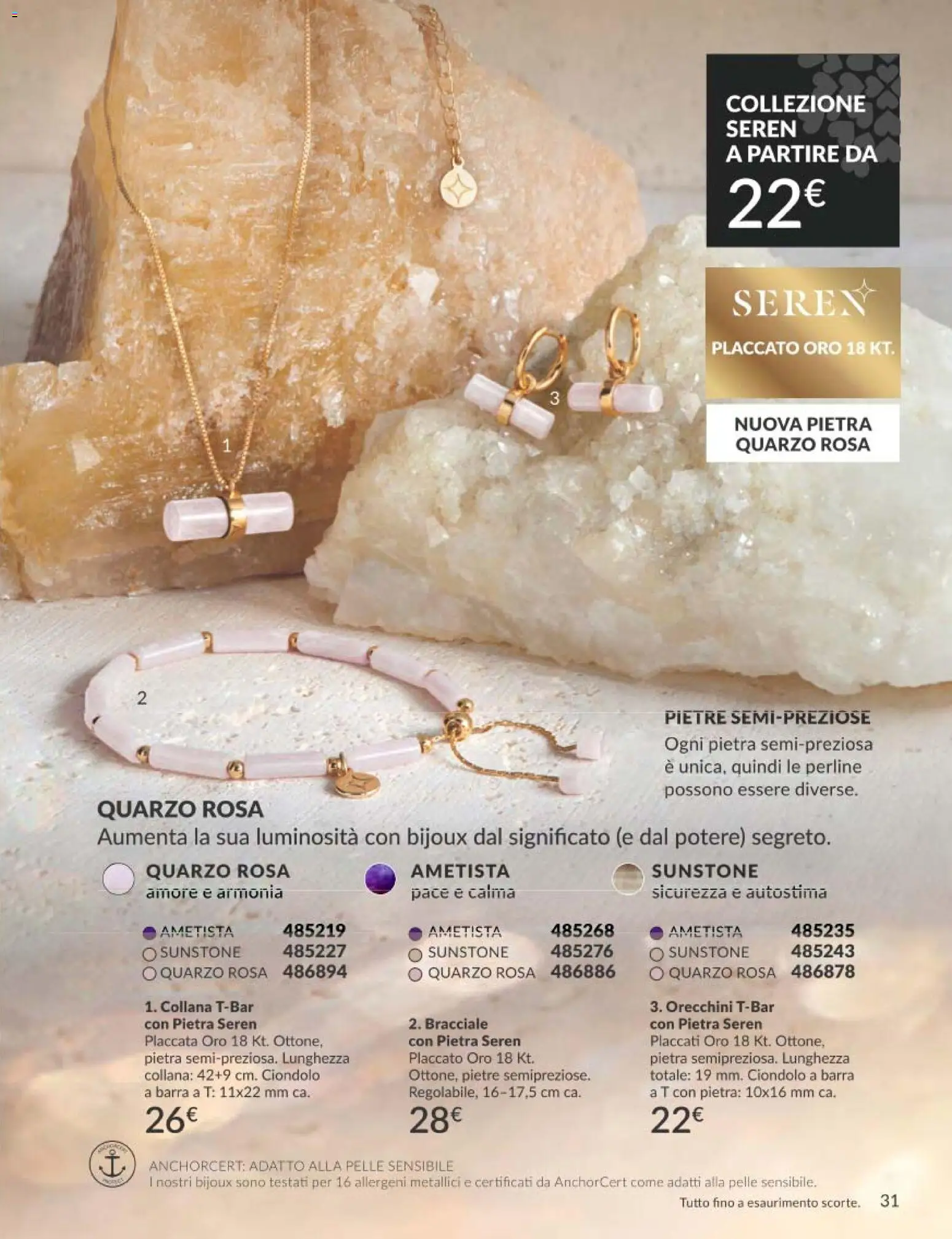 Volantino Avon del 01.03.2026 | Pagina: 31 | Prodotti: Bracciale, Collana, Orecchini