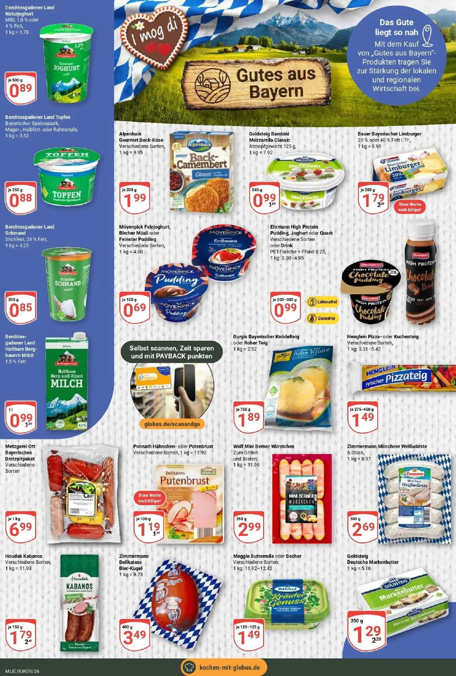 Globus Prospekt Mühldorf – gültig ab 23.02.2026 | Seite: 10 | Produkte: High protein pudding, Quark, Pudding, Pizza