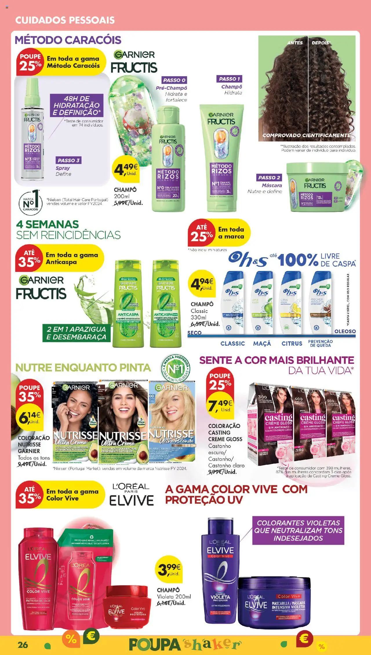 Pingo Doce Poupe Esta Semana Madeira │ válido de 19.08.2025 | Página: 26 | Produtos: Gloss, Shampoo, Maça, Creme