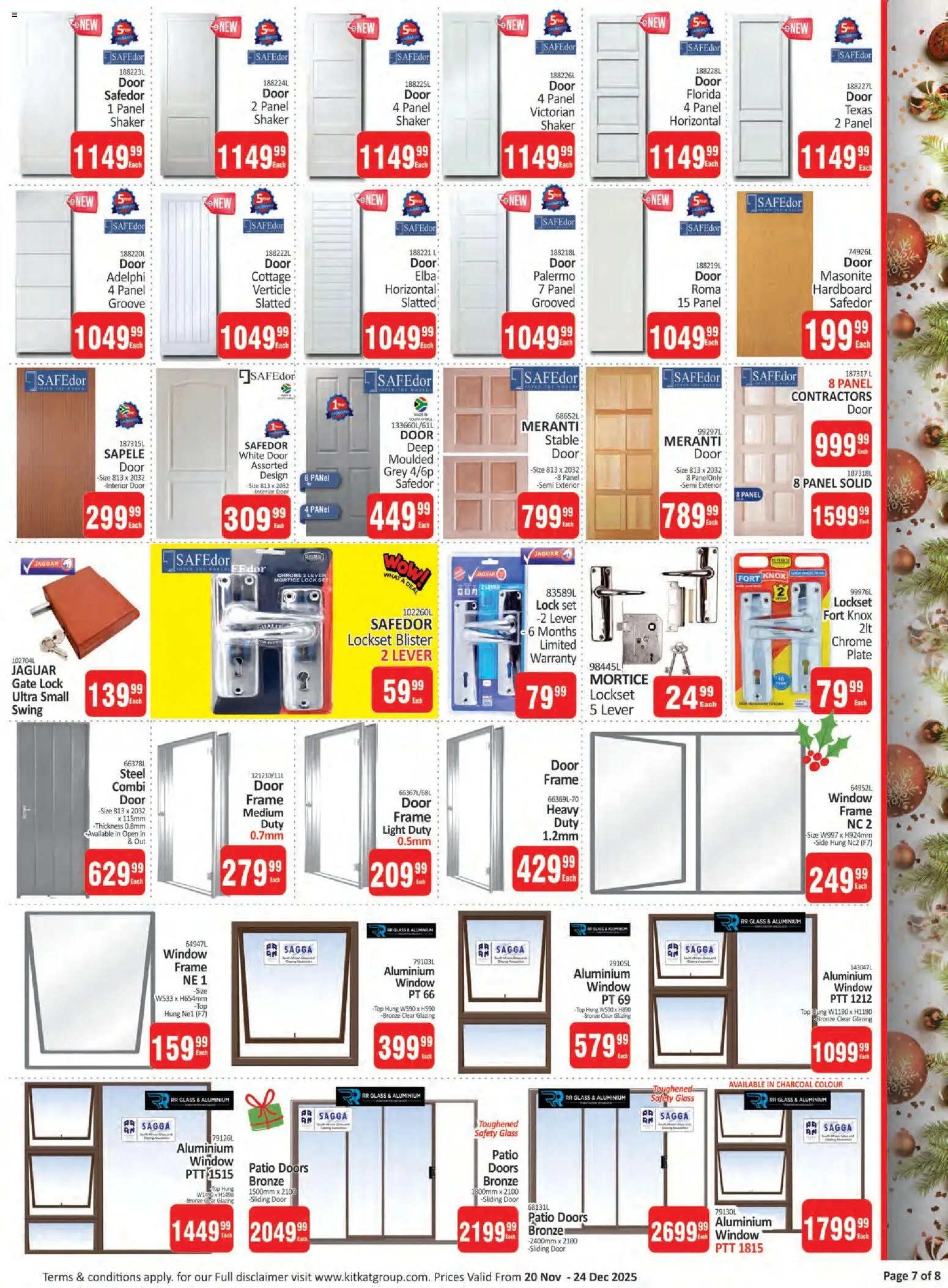 New KIT KAT Cash & Carry catalogue – valid from 20.11.2025 | Page: 7 | Products: Frame, Lock, Gate, Light