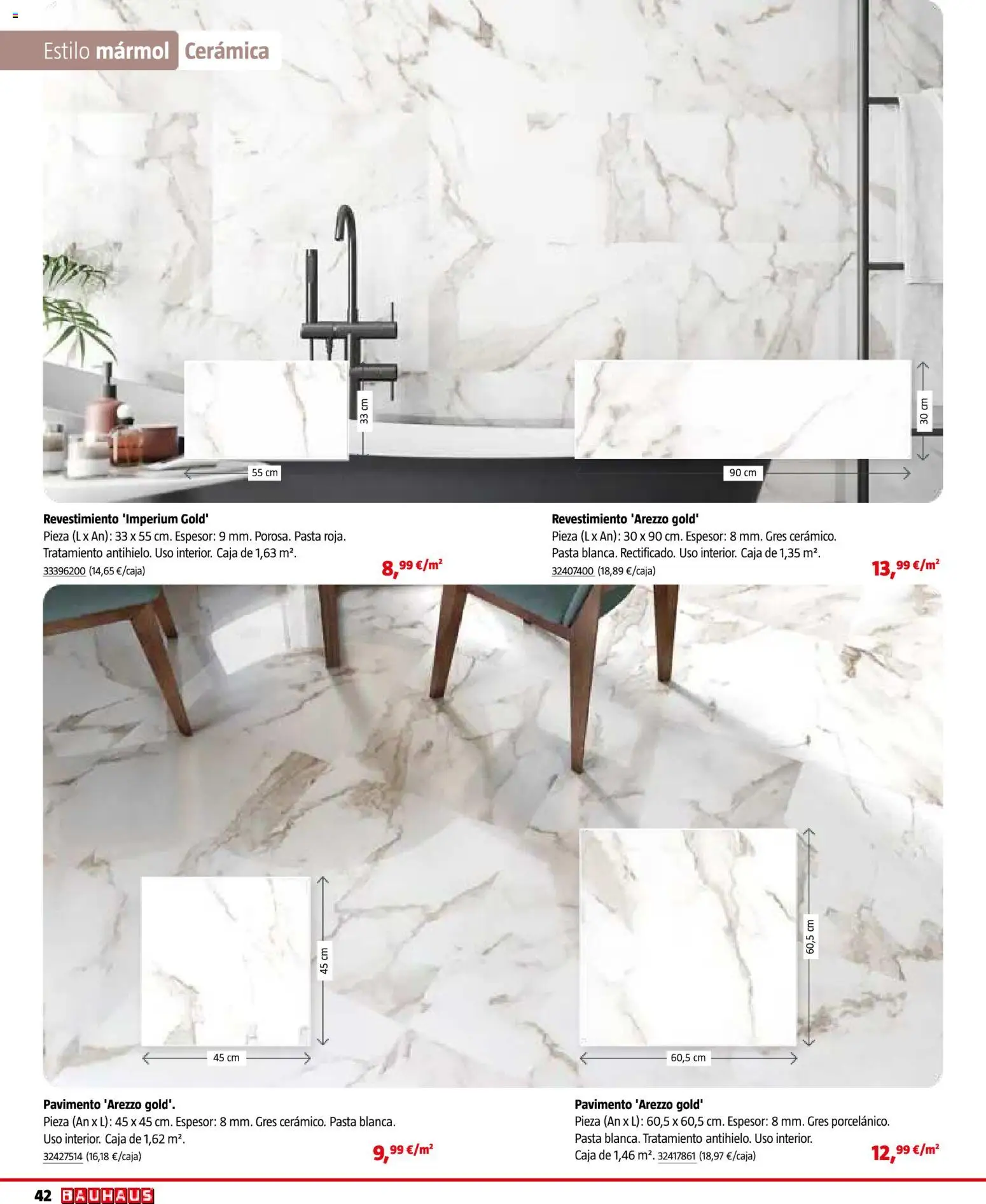 Bauhaus - Suelos y revestimientos │ válido desde el 24.02.2026 | Página: 42 | Productos: Pasta, Caja