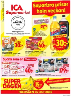 ICA Supermarket - Bromma - Förhandsvisning av reklamblad från butik ICA Supermarket aktuell från 20.10.2025