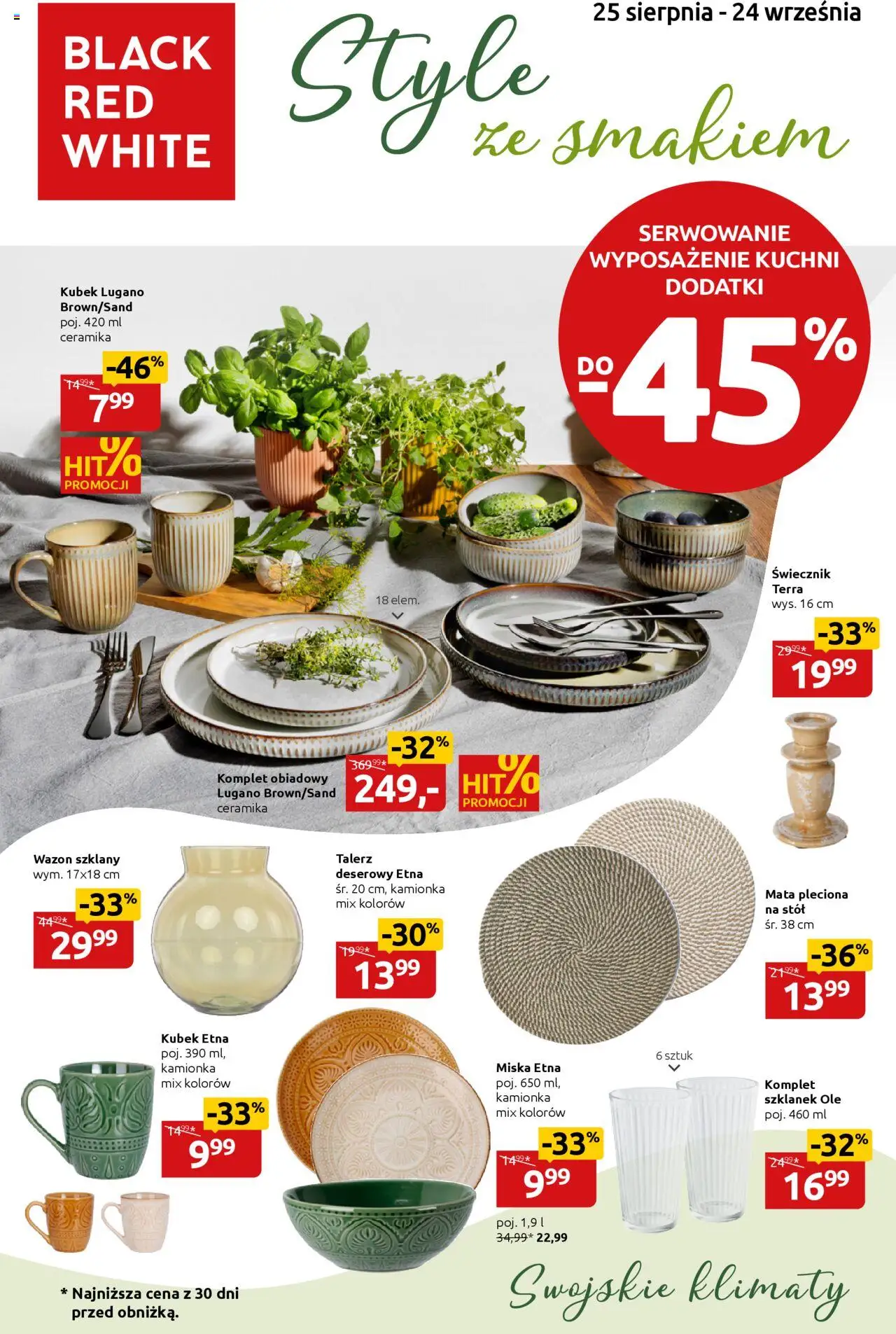 Black Red White promocje - Style ze smakiem od 25.08.2025 | Strona: 1 | Produkty: Stół, Wazon