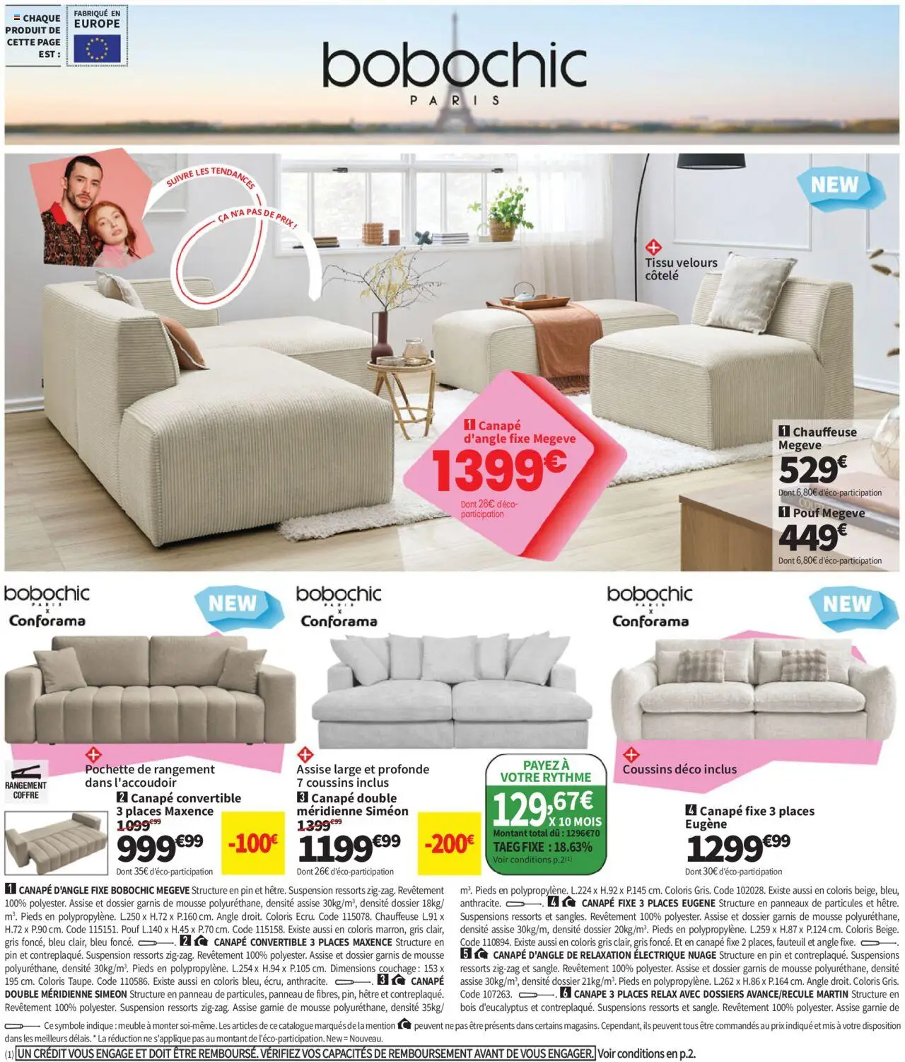 {H1} | Page: 6 | Produits: Meuble, Chauffeuse, Mousse, Suspension