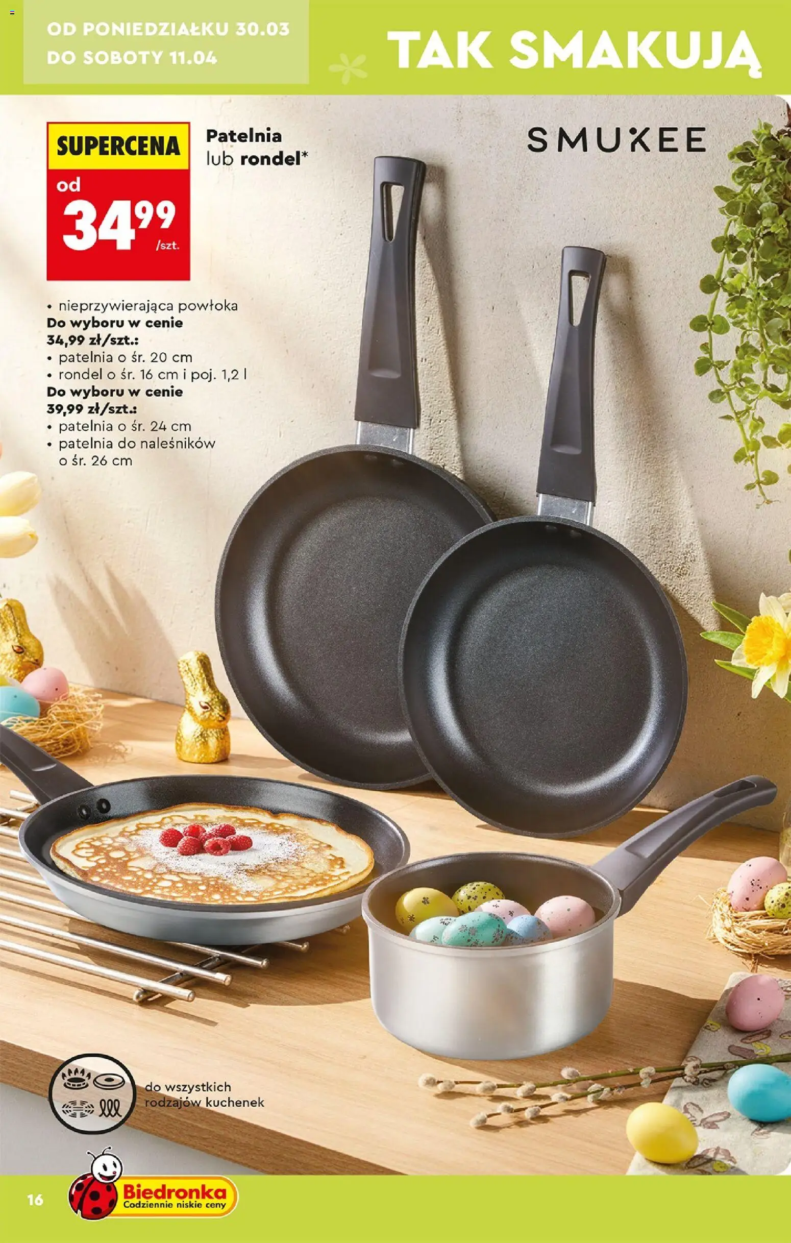 Biedronka Polsko leták - Hity i inspiracje od 28.03.2026 | Strana: 16 | Produkty: Rondel