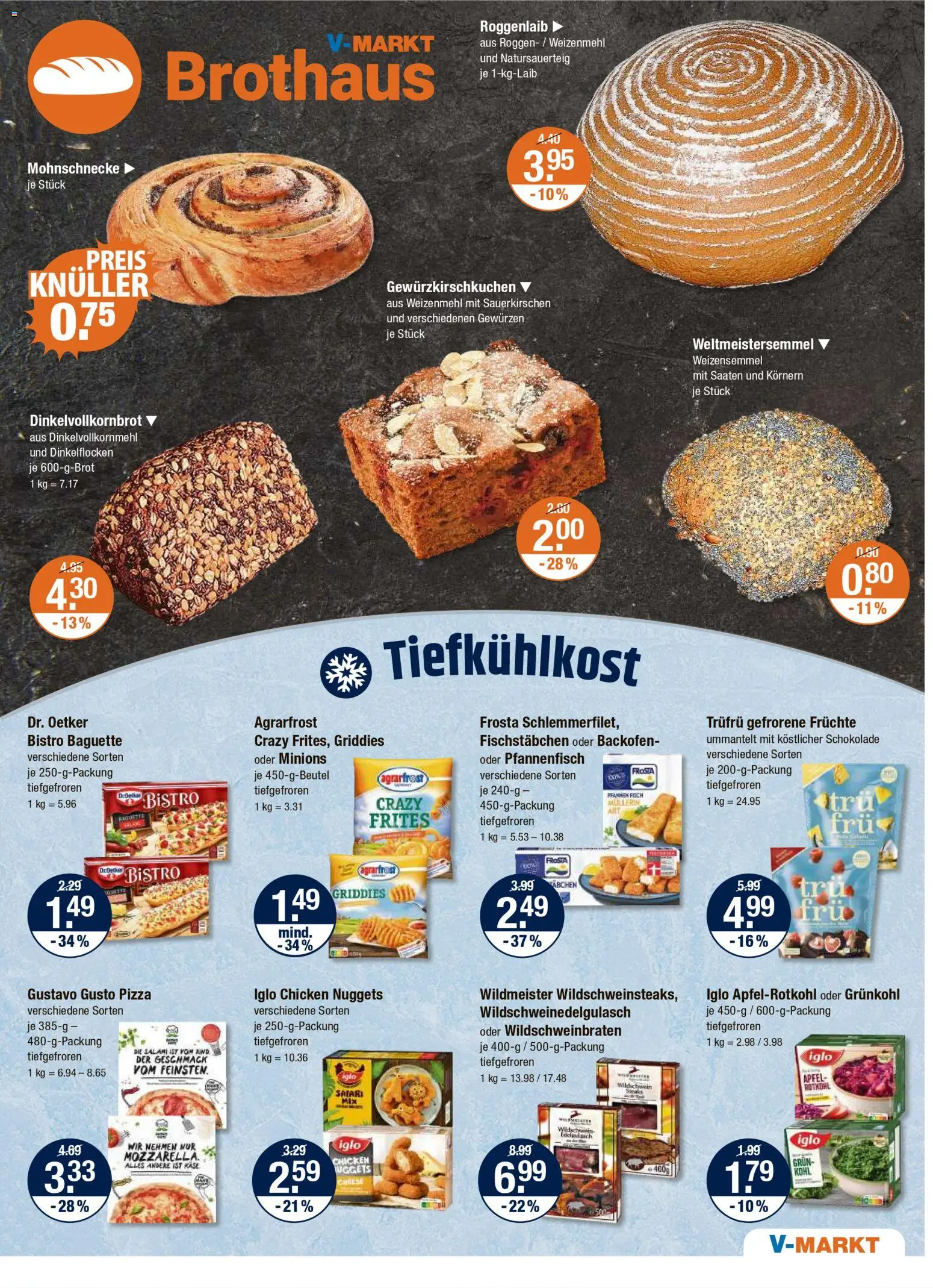 V-Markt - M&#252;nchen – gültig ab 20.11.2025 | Seite: 5 | Produkte: Iglo, Frosta, Fisch, Pizza