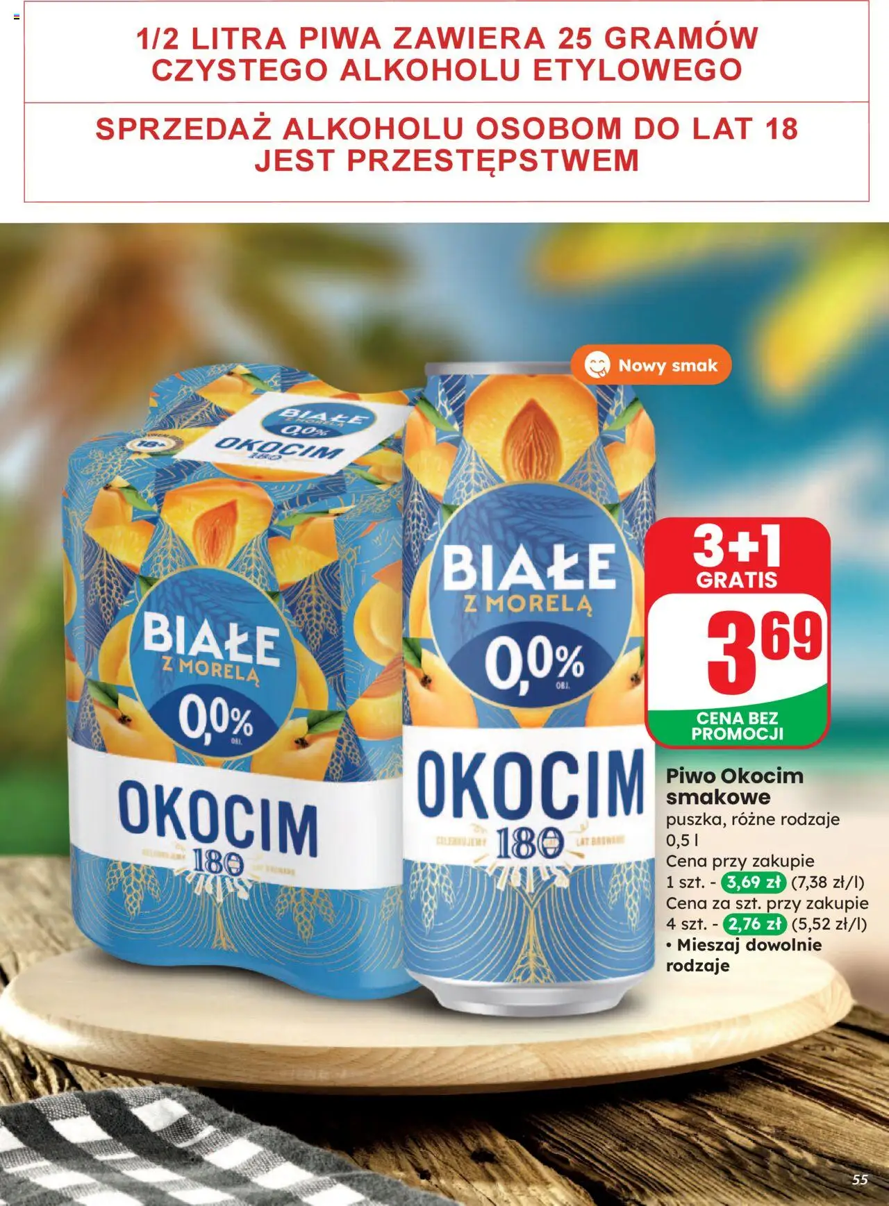 Dino Gazetka od 13.08.2025 | Strona: 55 | Produkty: Piwo