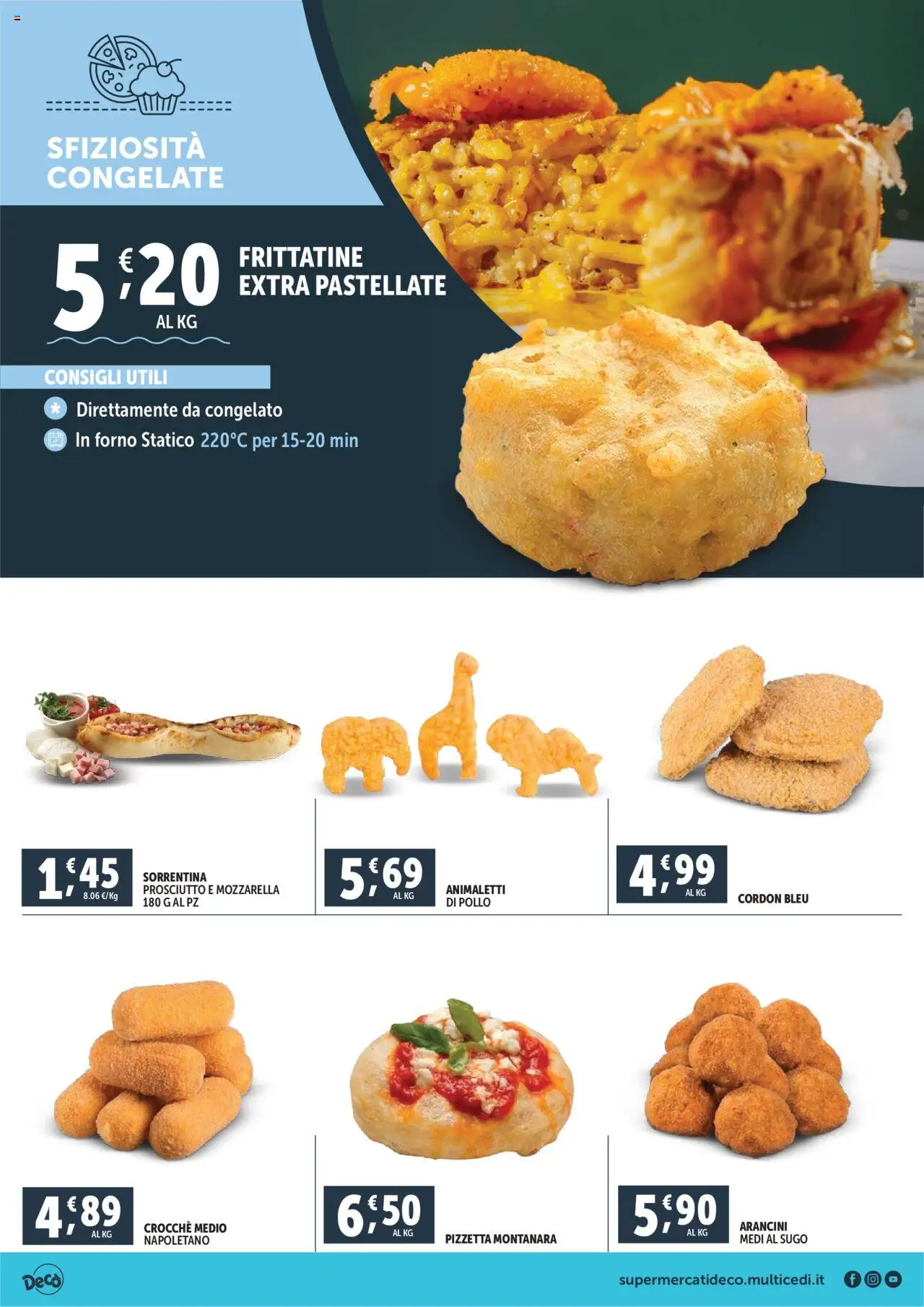 Volantino Decò del 03.10.2025 | Pagina: 4 | Prodotti: Pollo, Mozzarella, Forno, Sugo