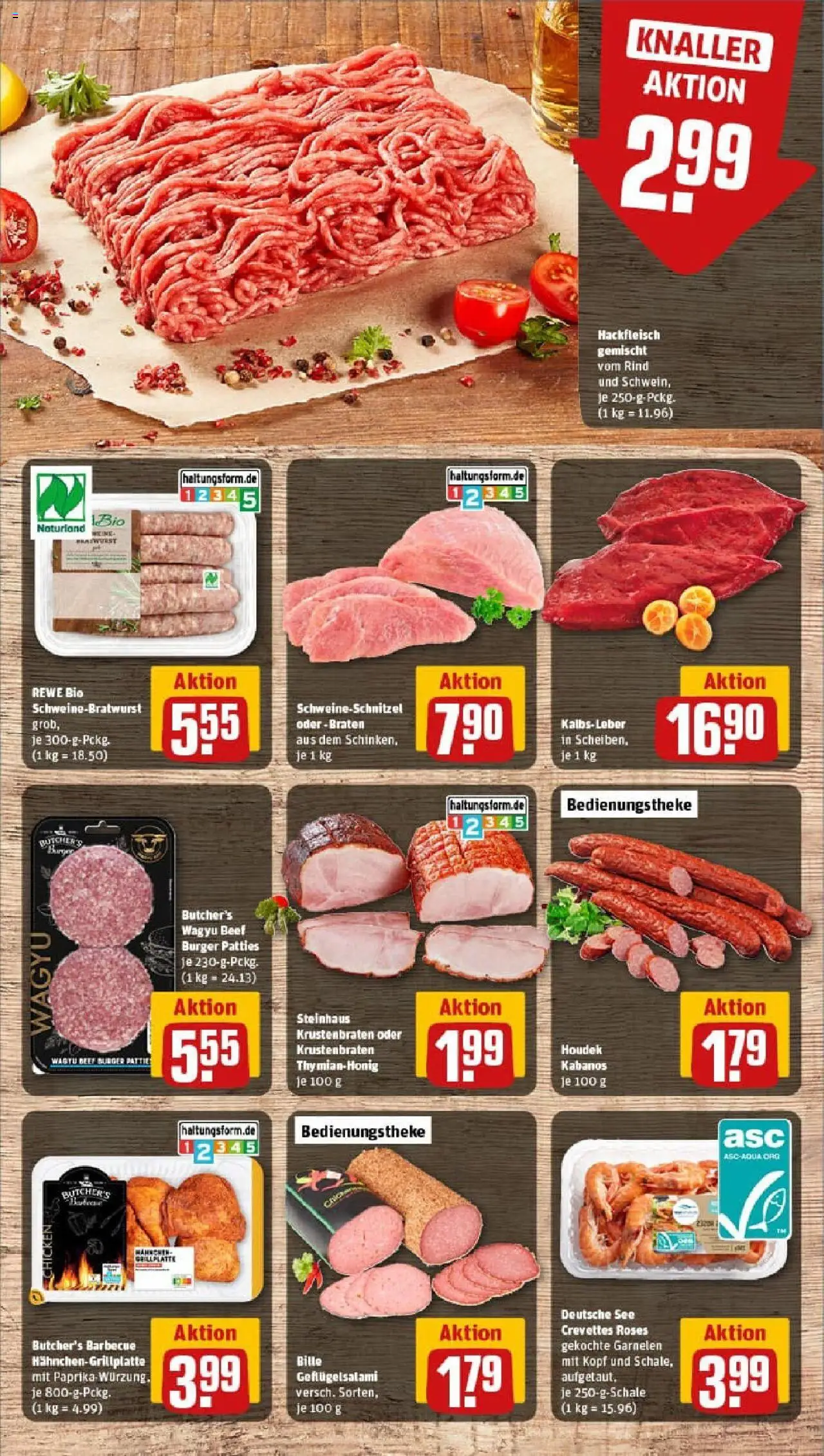 Rewe prospekt Halle (Saale)	 - gültig ab dem 13.07.2025 | Seite: 6 | Produkte: Bratwurst, Burger, Paprika, Salami