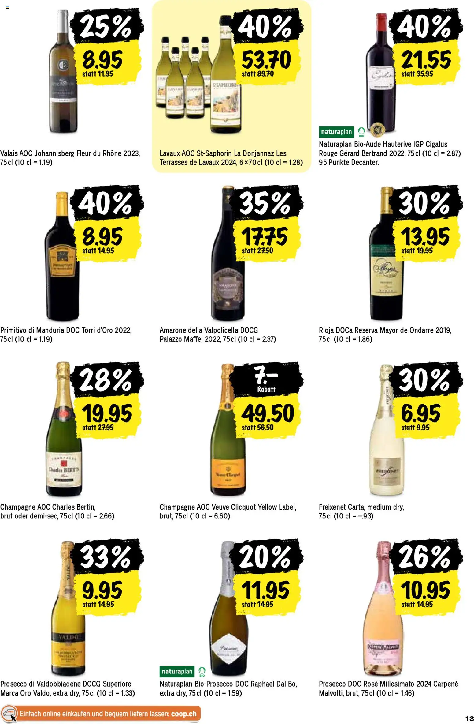 Coop Aktionen – gültig ab 13.11.2025 | Seite: 13 | Produkte: Rouge