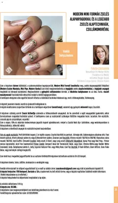 Crystal Nails Oktatási kézikönyv 2025 ősz - amely érvényes a következő dátumtól: 07.09.2025 | Oldal: 35 | Termékek: Keverő, Ecset