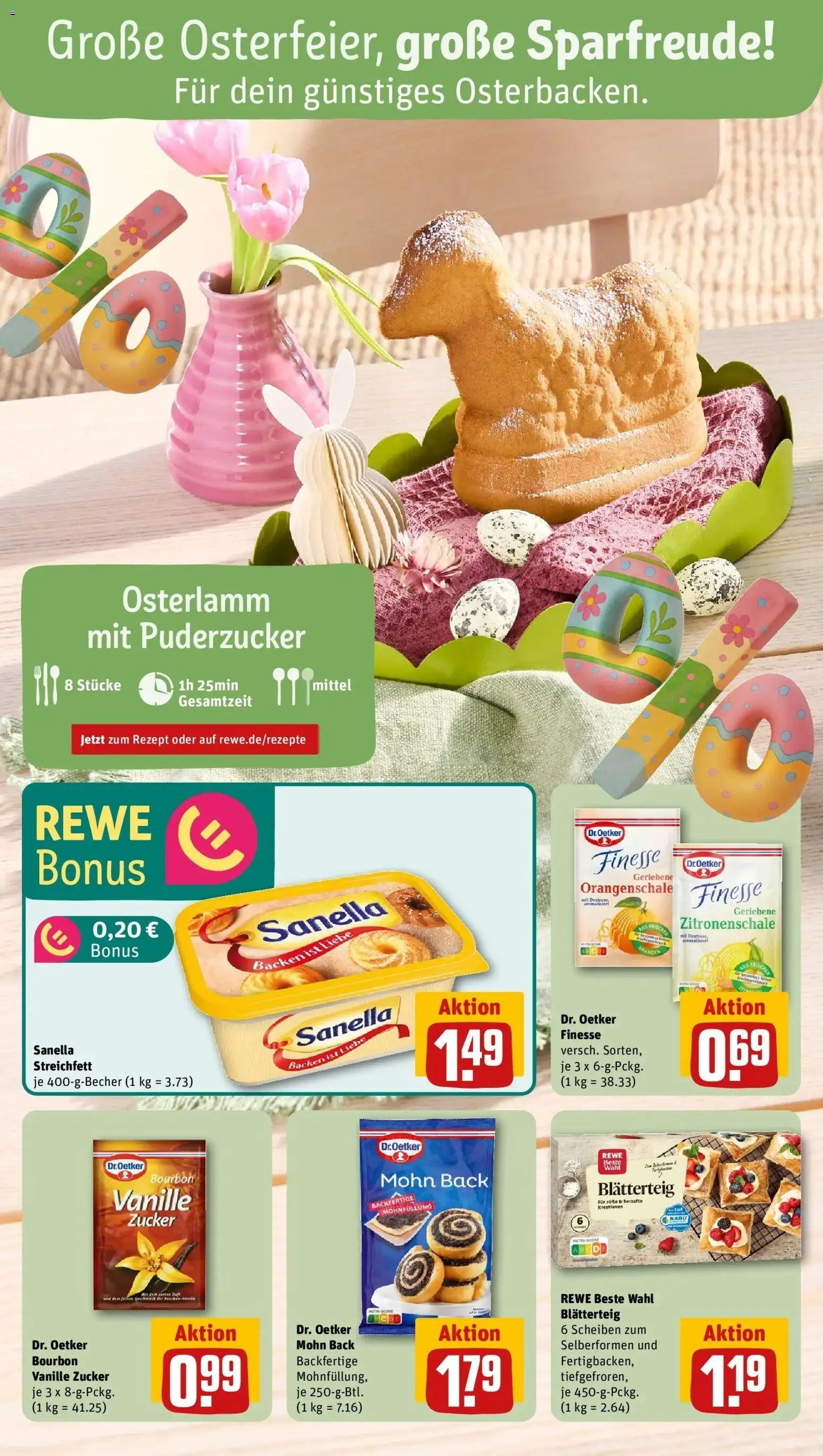 Rewe Prospekt Piding	 – gültig ab 15.03.2026 | Seite: 4 | Produkte: Orangen, Zucker, Bourbon, Sanella