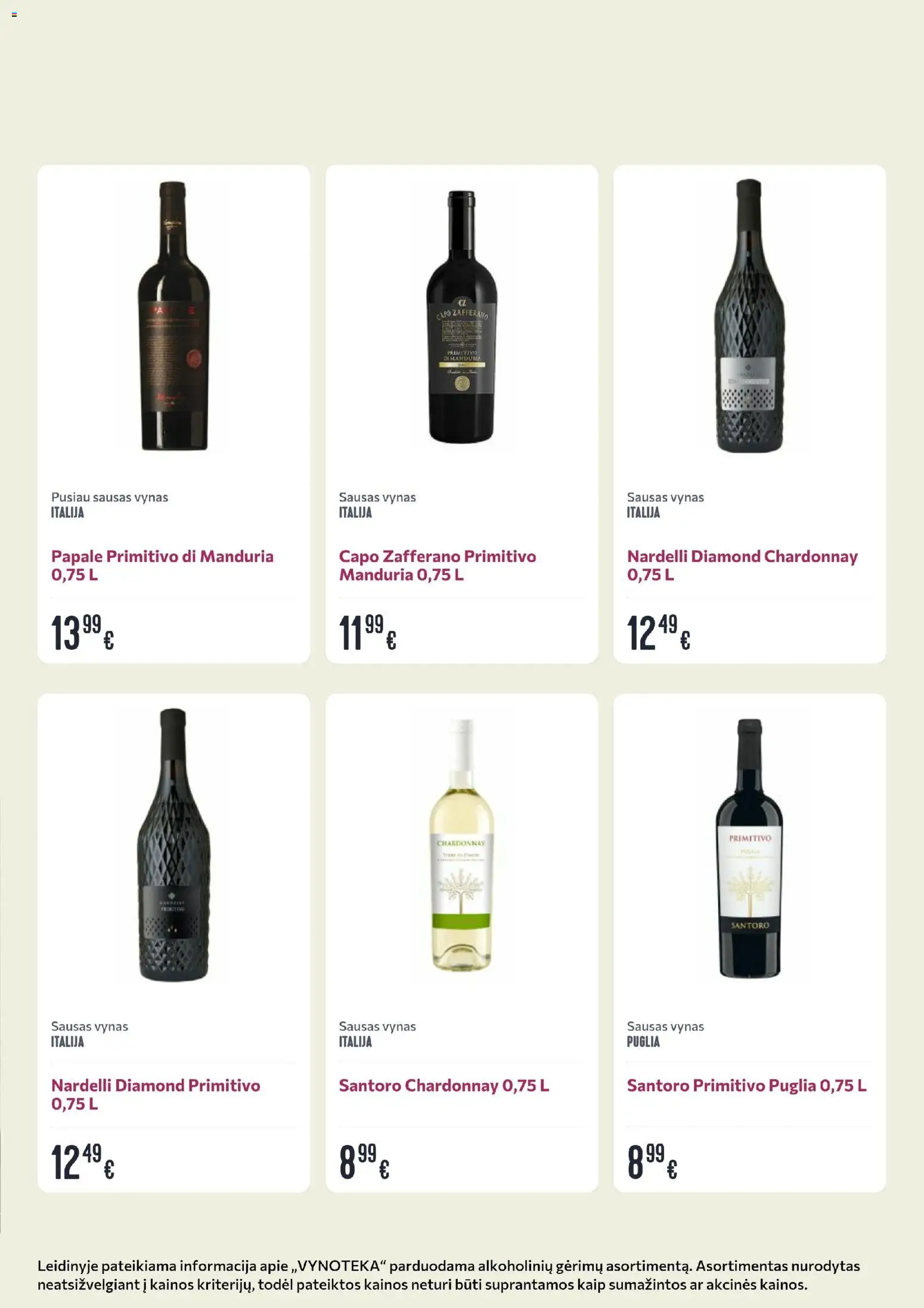 VYNOTEKA akcijos nuo 09.03.2026 | Puslapis: 18 | Prekių: Vynas