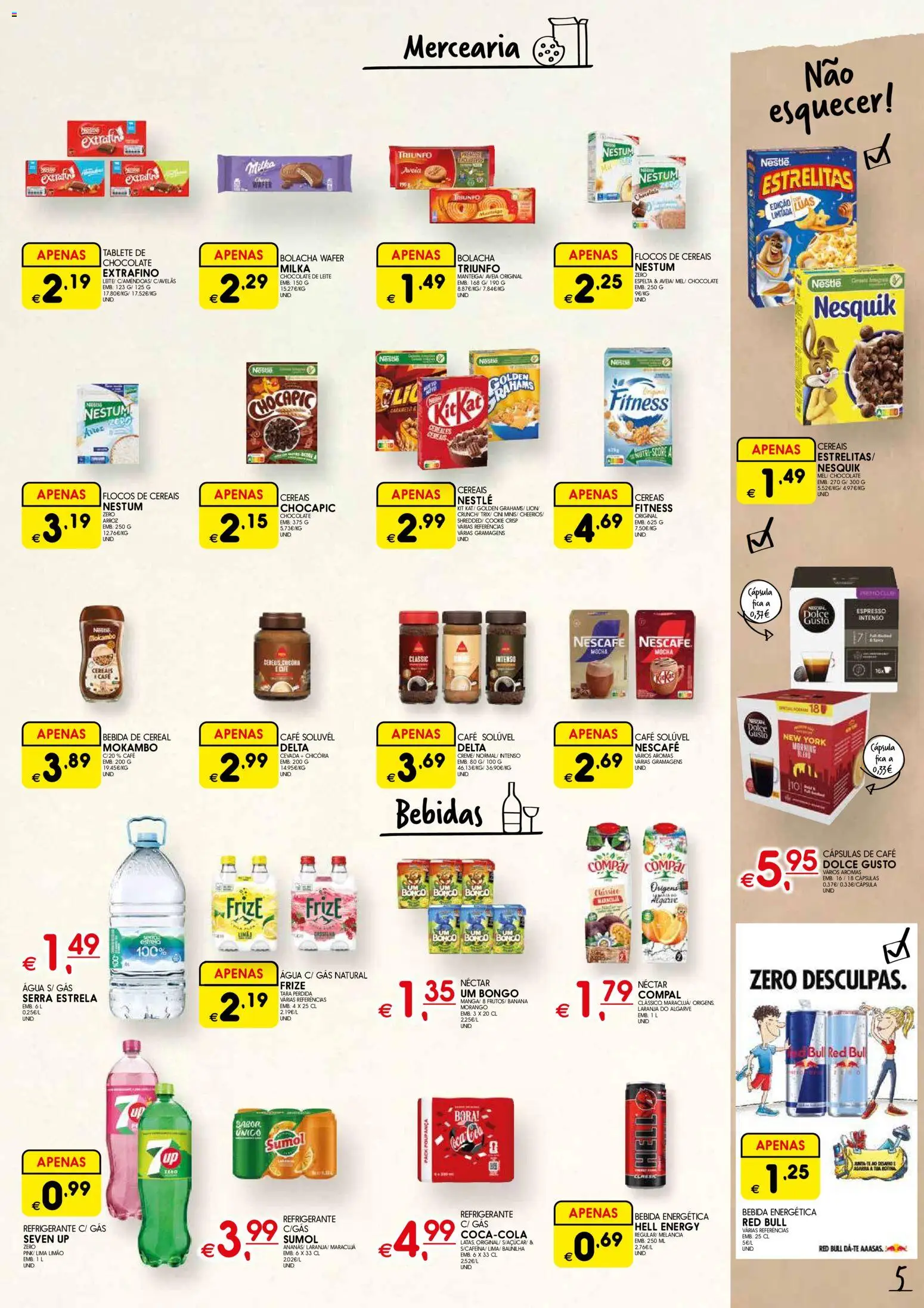 Meu Super folheto │ válido de 26.02.2026 | Página: 5 | Produtos: Aveia, Arroz, Dolce gusto, Cereais