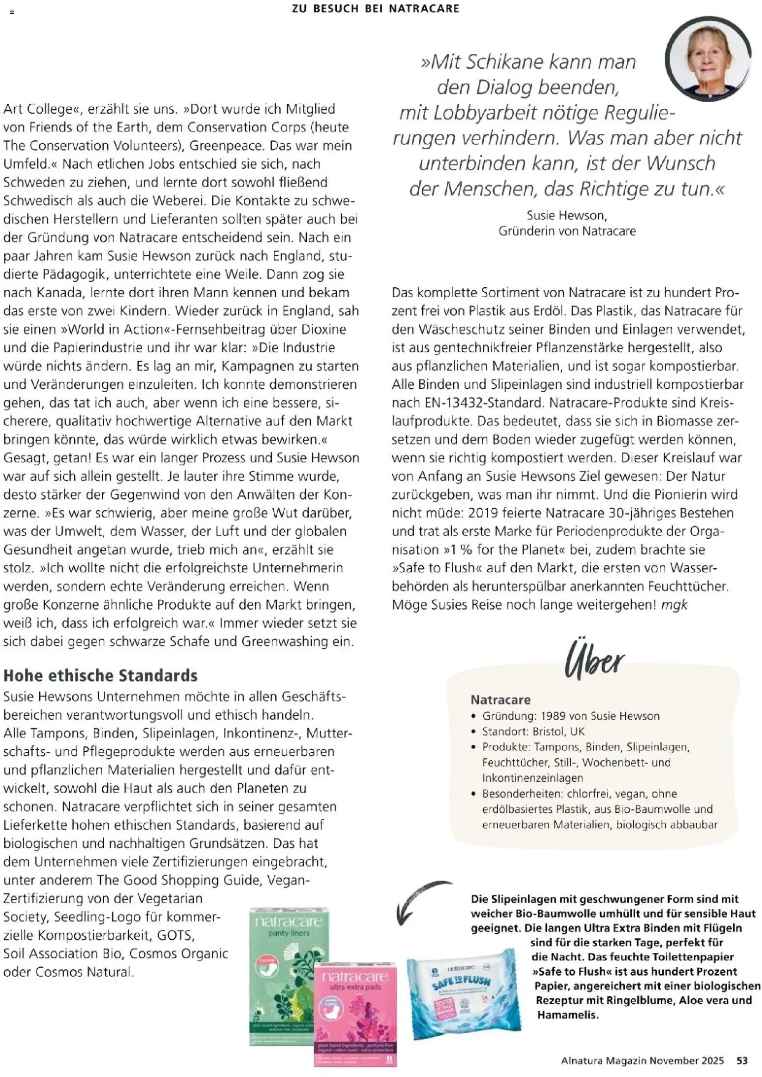 Alnatura Prospekt – gültig ab 01.11.2025 | Seite: 53 | Produkte: Wasser, Toilettenpapier