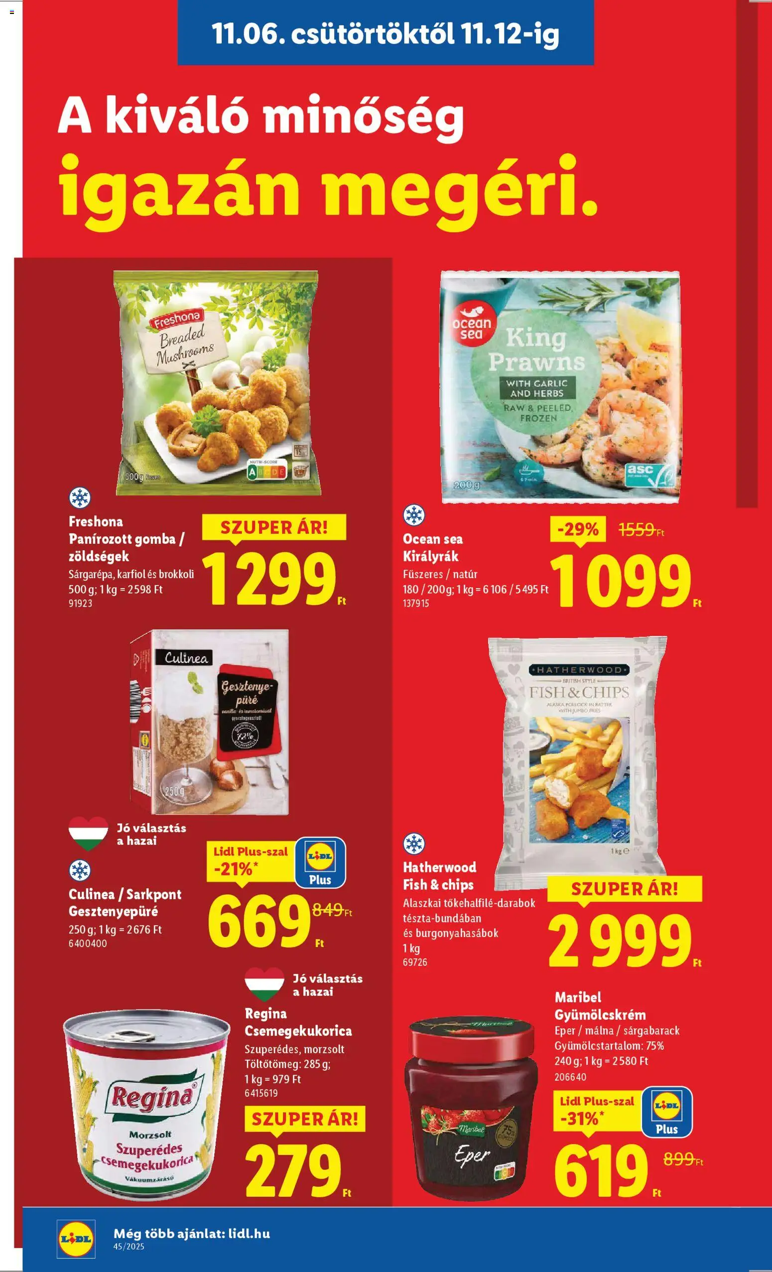 Lidl akciós ujság - amely érvényes a következő dátumtól: 06.11.2025 | Oldal: 12