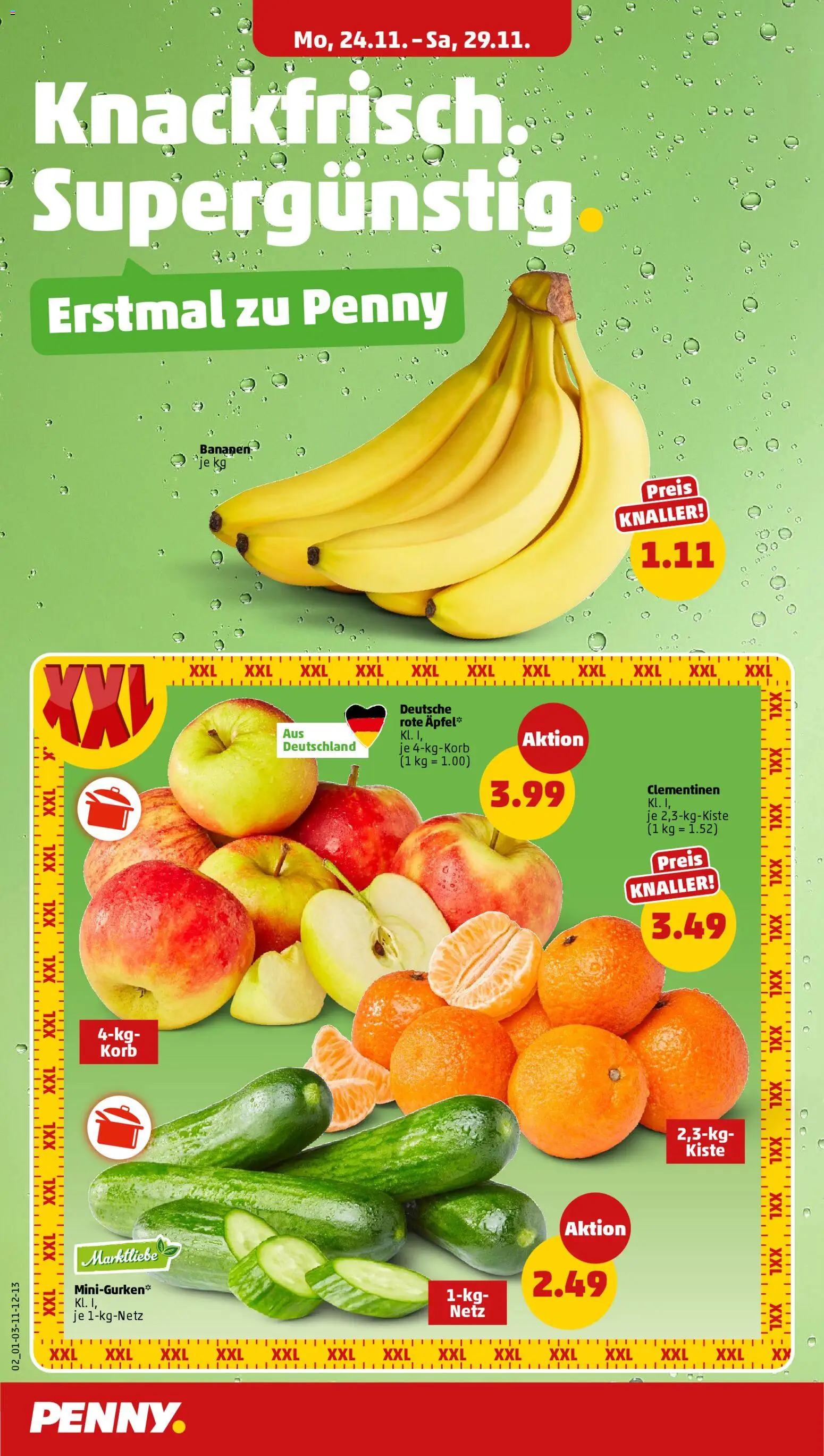 Penny - Black Friday – gültig ab 24.11.2025 | Seite: 2 | Produkte: Korb, Bananen