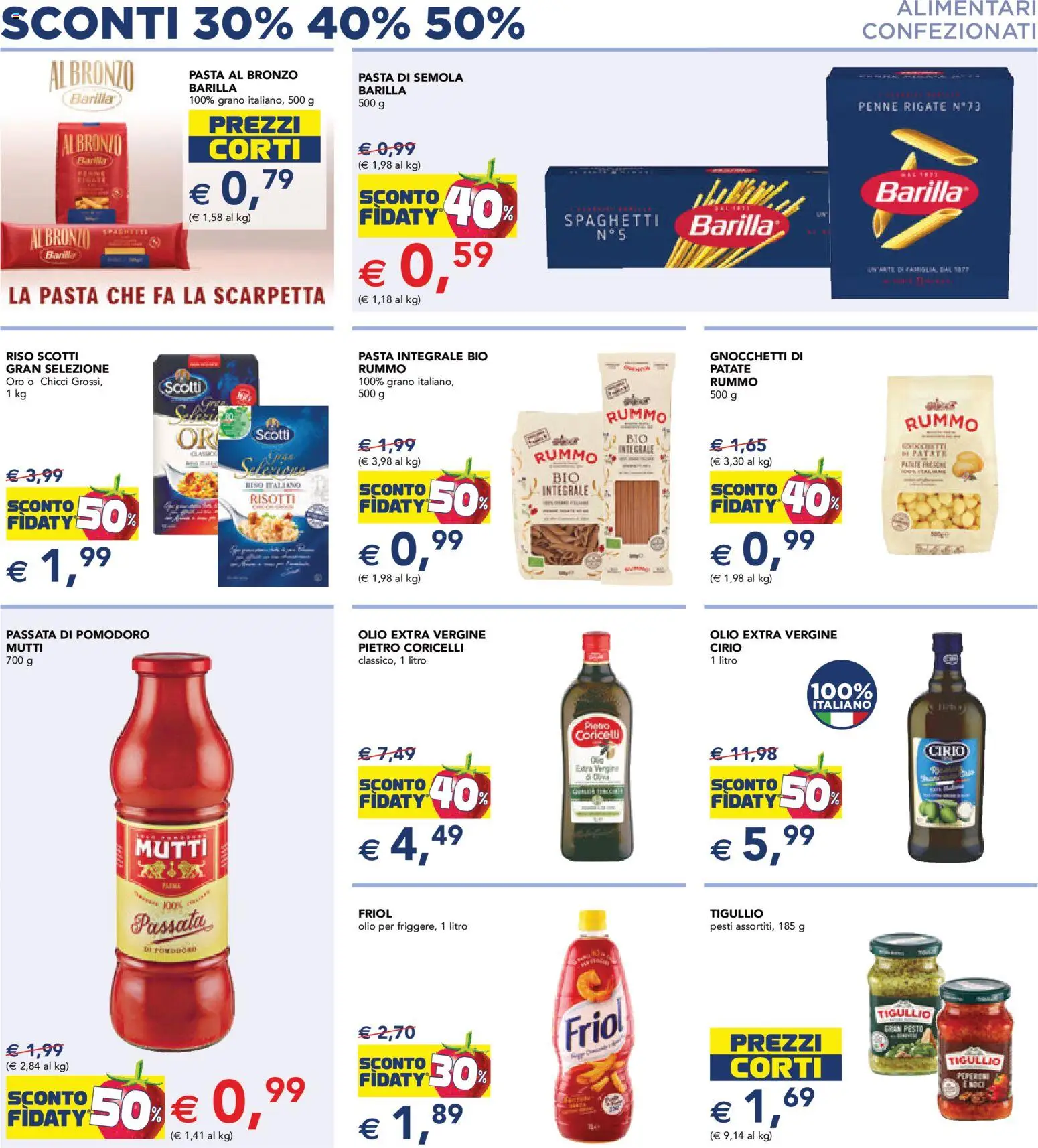 Volantino Esselunga S del 23.04.2026 | Pagina: 5 | Prodotti: Patate, Olio, Pasta, Mutti