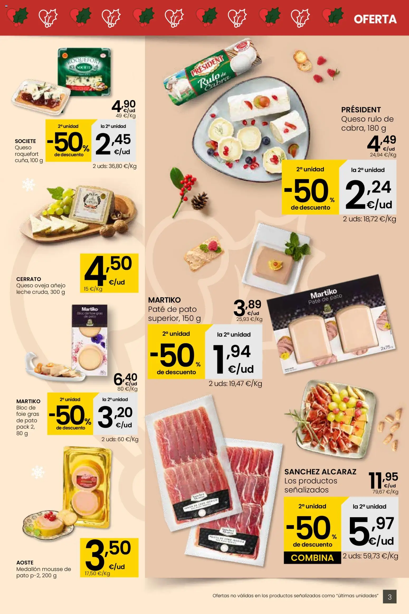 Eroski - Aliprox │ válido desde el 18.12.2025 | Página: 3 | Productos: Mousse, Leche, Queso, Paté