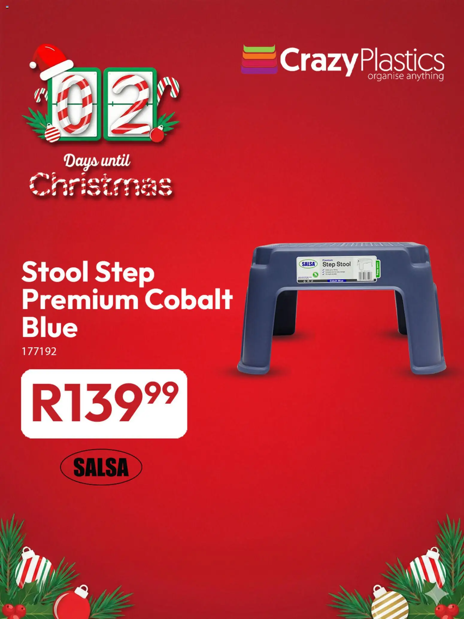 New Crazy Plastics catalogue – valid from 23.12.2025 | Page: 2 | Products: Stool