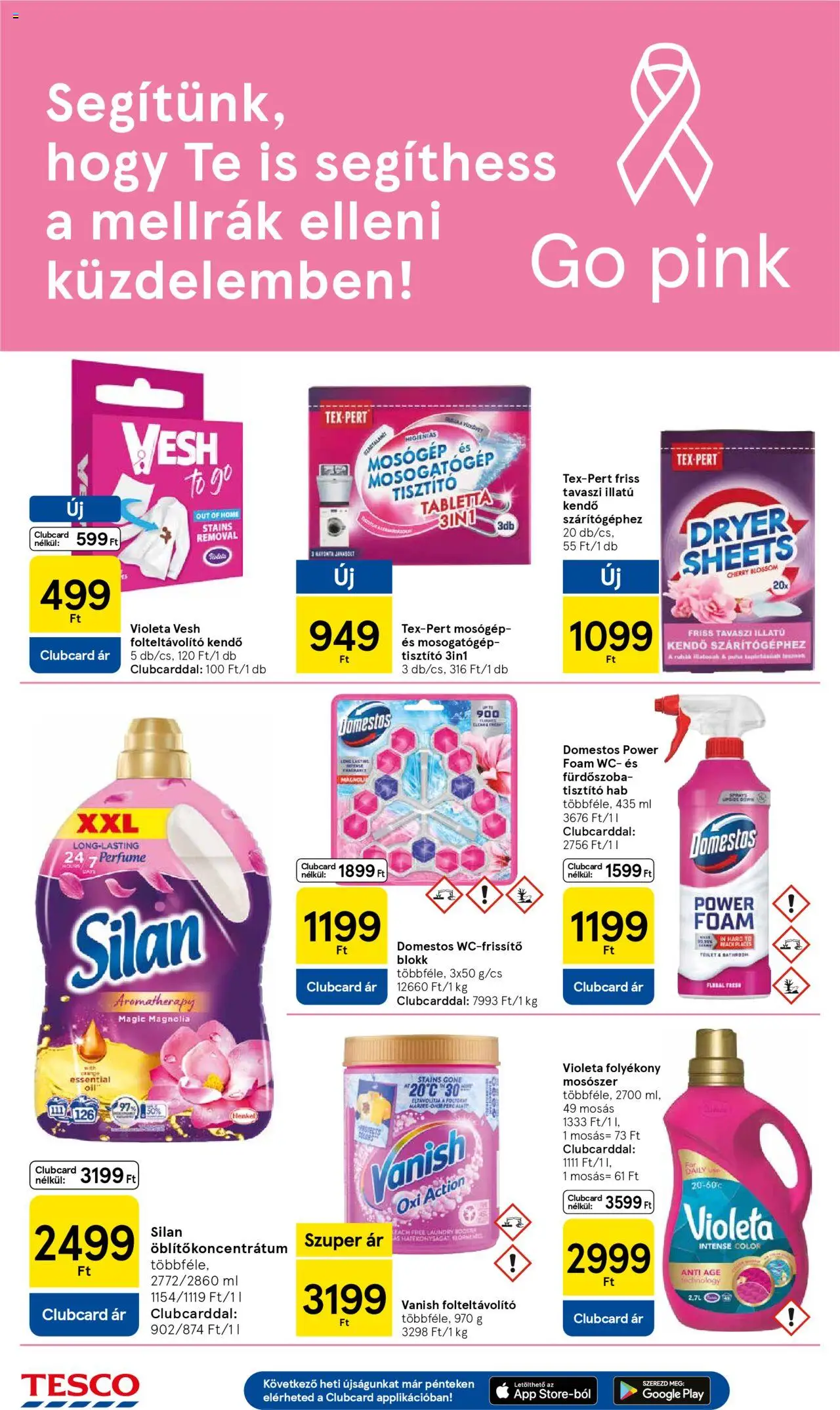 Tesco akciós ujság - amely érvényes a következő dátumtól: 16.10.2025 | Oldal: 22 | Termékek: Mosógép, Mosogatógép, WC, Mosószer