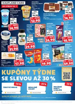 Kaufland leták - Praha 4 od 23.07.2025 | Strana: 4 | Produkty: Šunka, Zmrzlina, Linecké rohlíčky, Majonéza