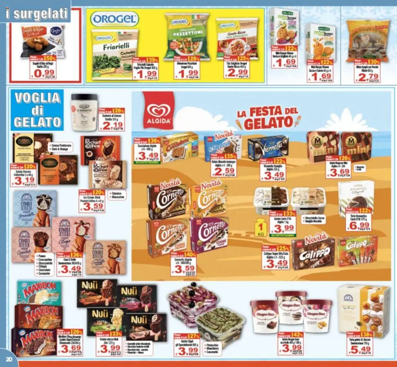 Volantino CTS del 25.07.2025 | Pagina: 20 | Prodotti: Crema, Cornetto, Gelato, The