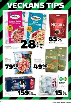 Stora Coop - erbjudanden - Förhandsvisning av reklamblad från butik Stora Coop aktuell från 20.10.2025 | Sida: 14 | Produkter: Kvarn, Räkor, Kattmat, Sallad