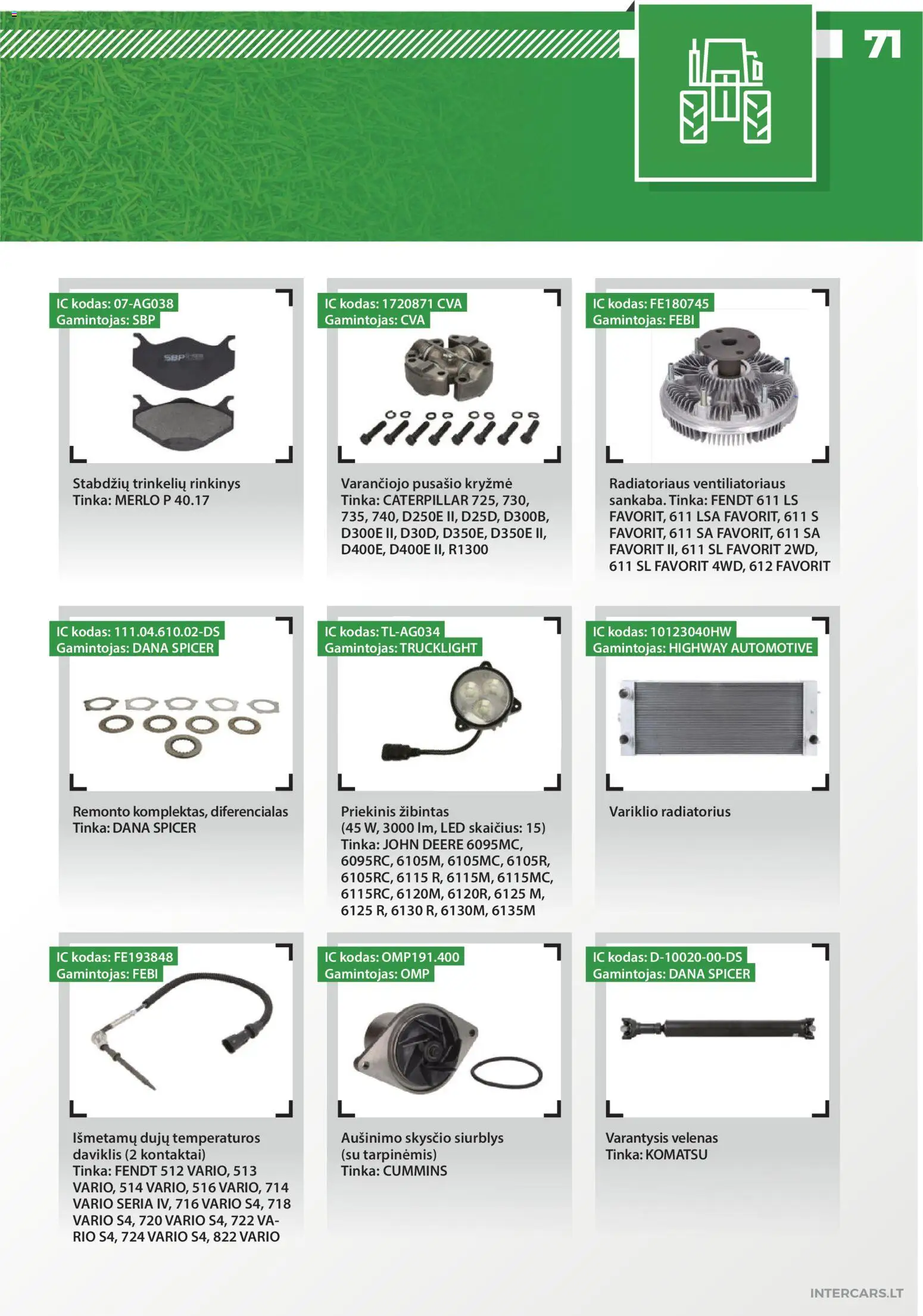 Inter Cars akcijos nuo 12.04.2026 | Puslapis: 73 | Prekių: Radiatorius