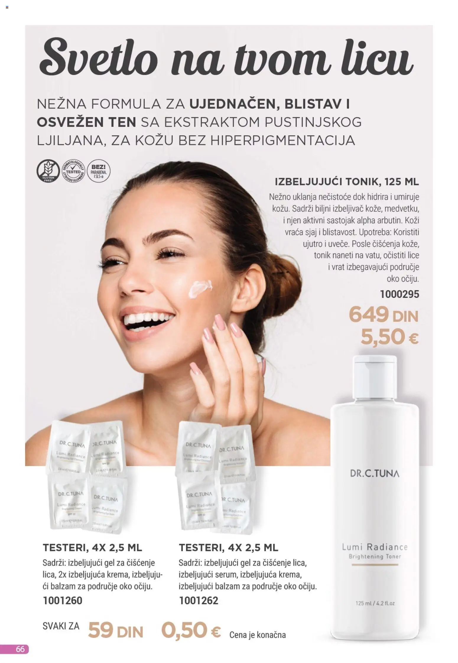 Farmasi katalog - važi od 01.11.2025 | Strana: 66 | Proizvode: Balzam, Toner, Tonik