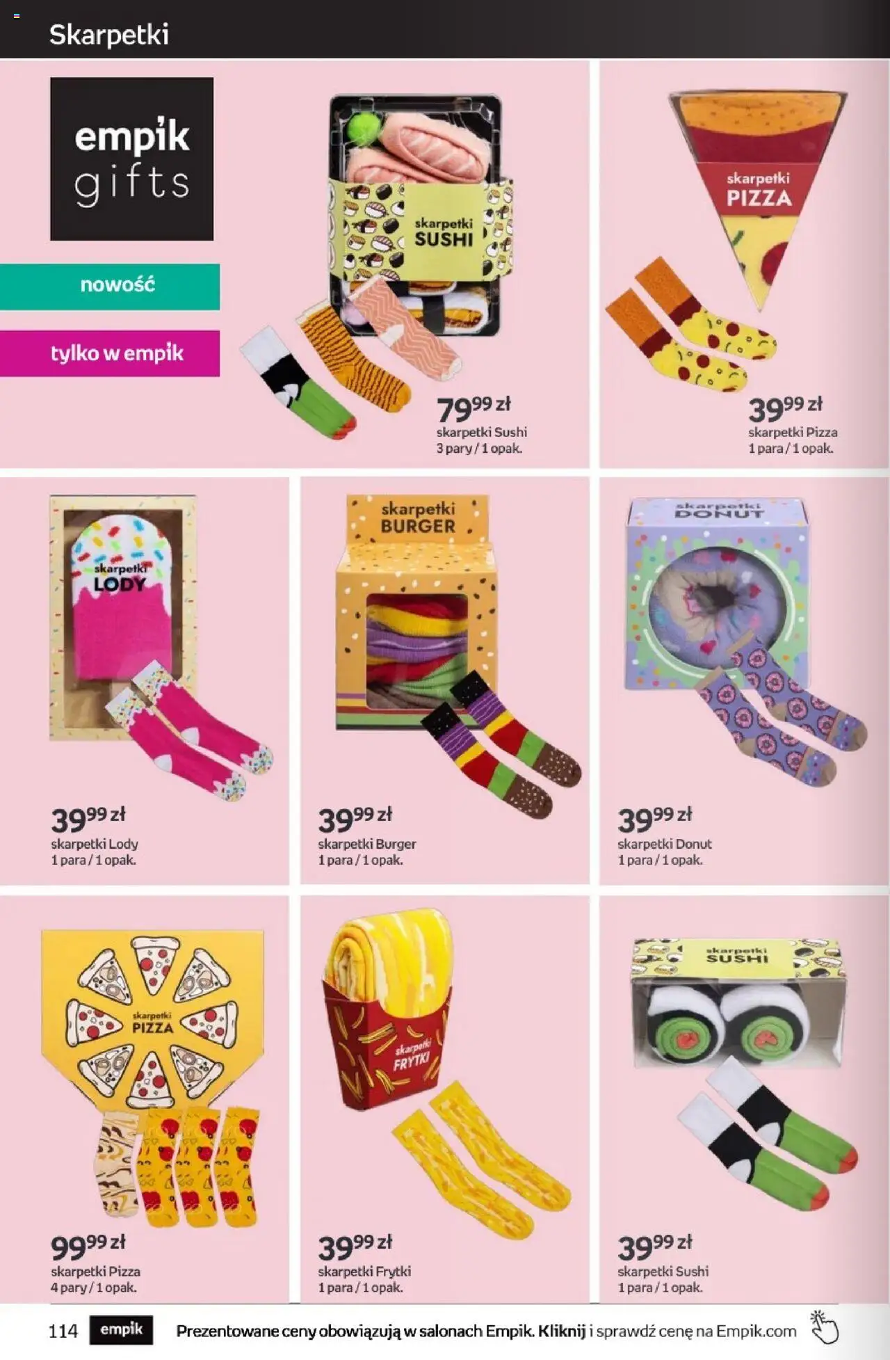 Empik promocje od 18.06.2025 | Strona: 114 | Produkty: Donut, Sushi, Pizza, Lody