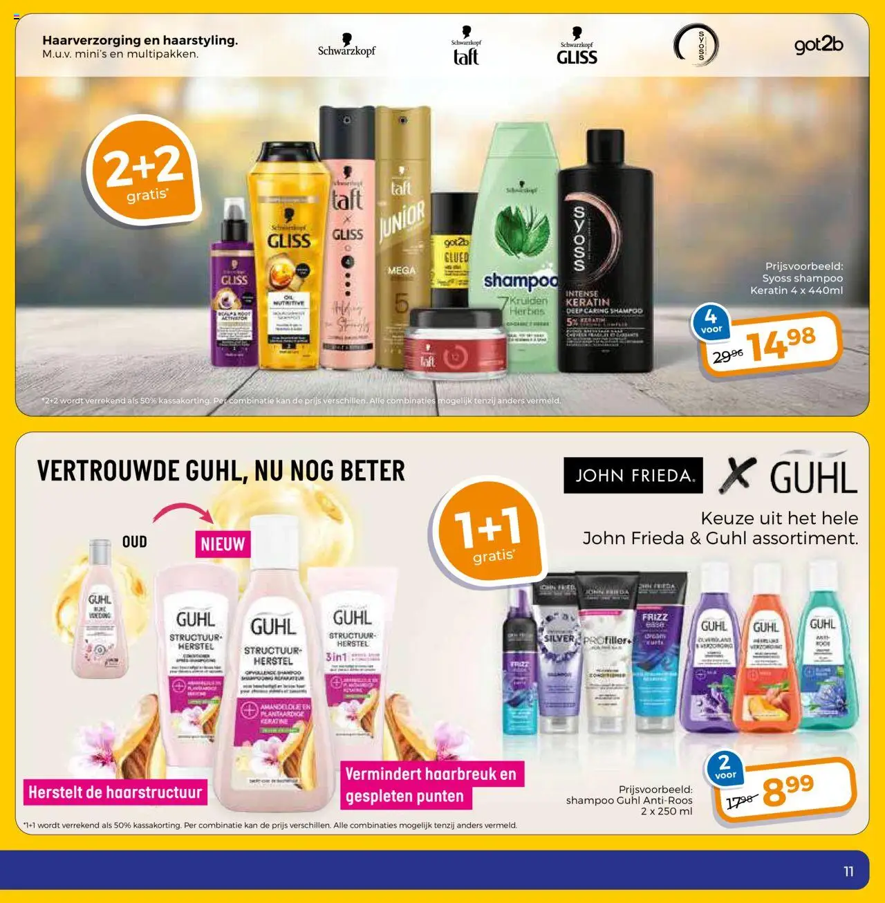 {H1} | Pagina: 11 | Producten: Kan, Shampoo