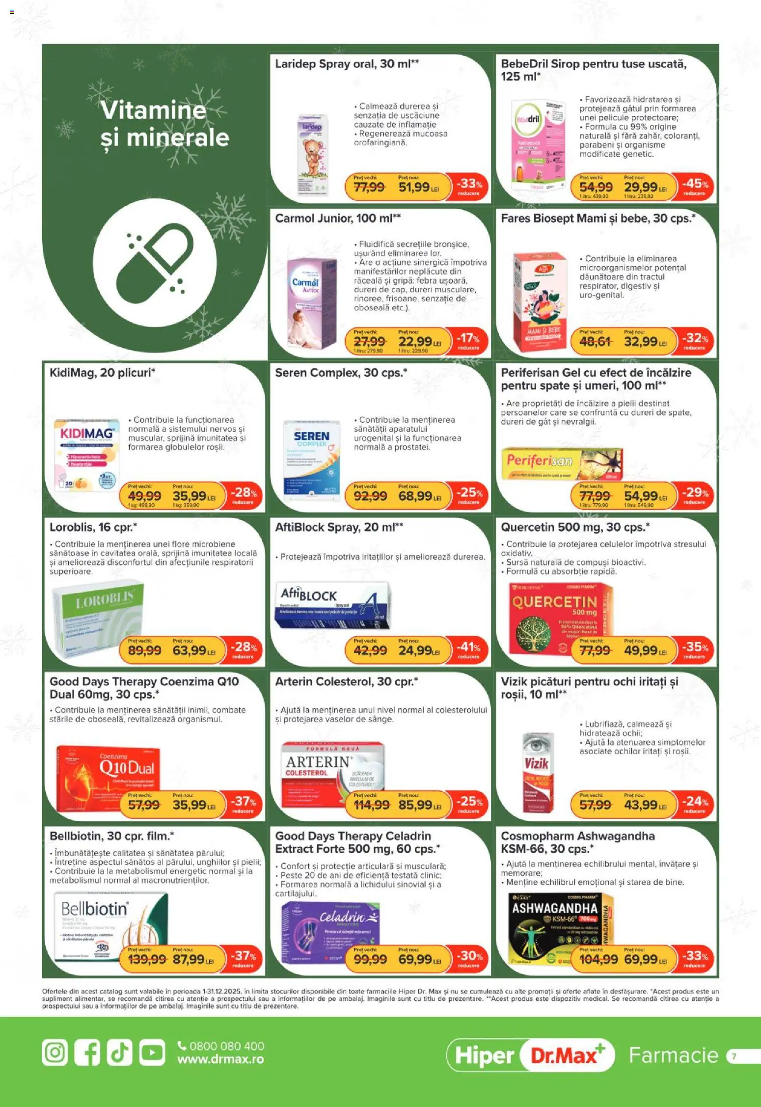 Noul catalog Dr.Max – valabil de la 01.12.2025 | Pagină: 7