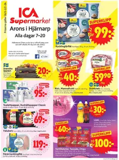 ICA Supermarket - Hjärnarp - Förhandsvisning av reklamblad från butik ICA Supermarket aktuell från 26.01.2026