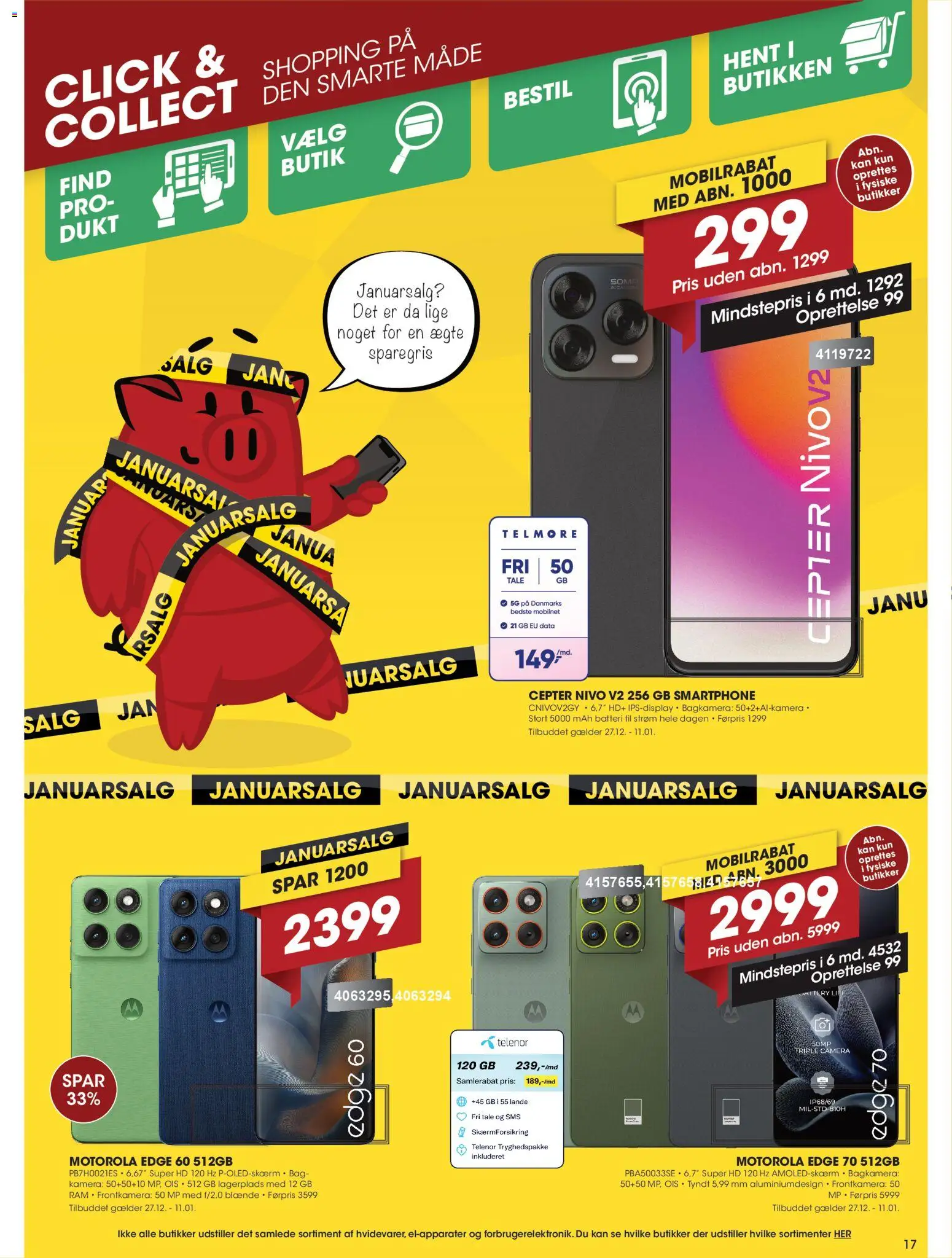 Punkt1 tilbudsavis – gyldig fra 27.12.2025 | Side: 17 | Produkter: RAM, Smartphone, Batteri, Kamera