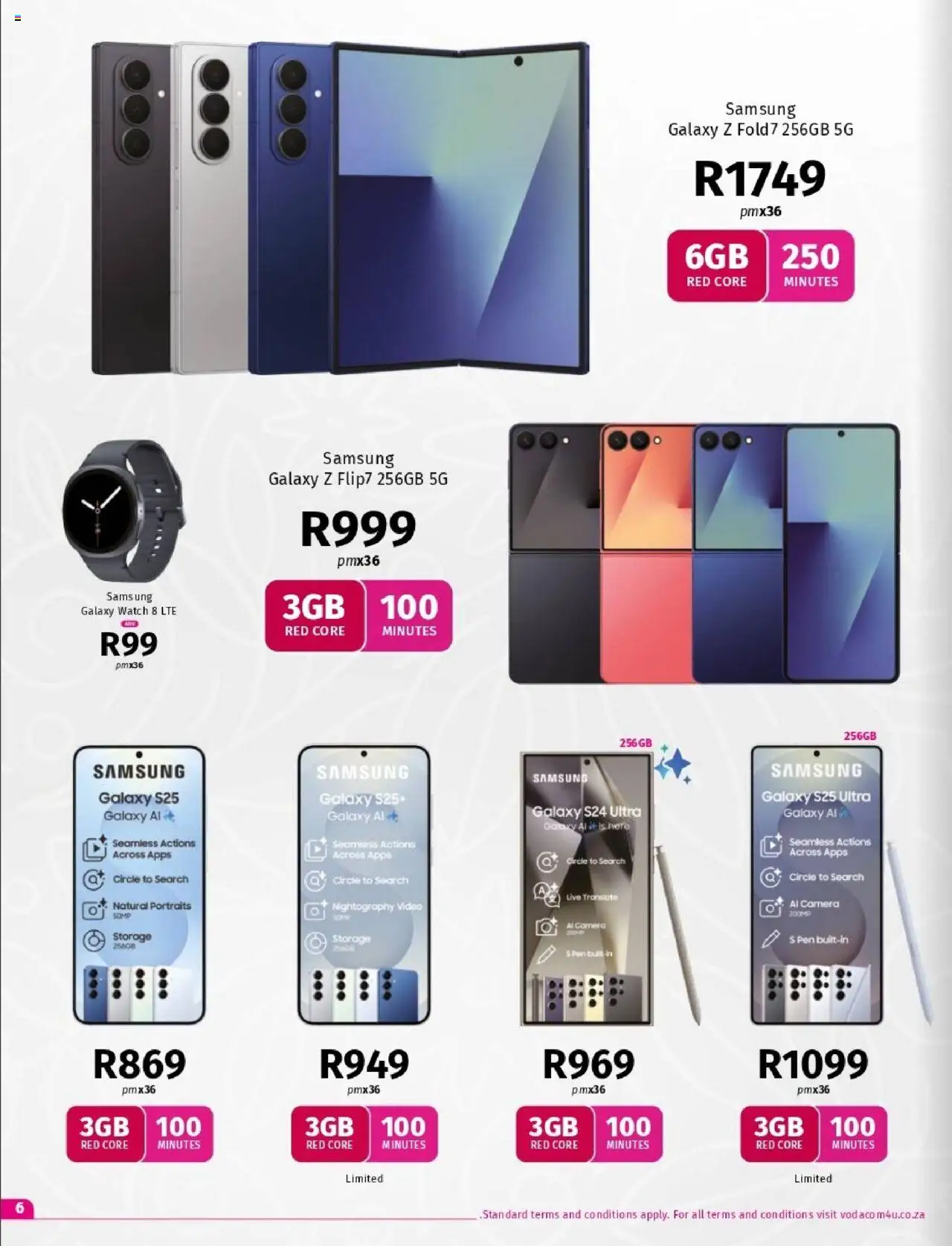 New Vodacom catalogue – valid from 09.09.2025 | Page: 6 | Products: Watch, Camera, Pen