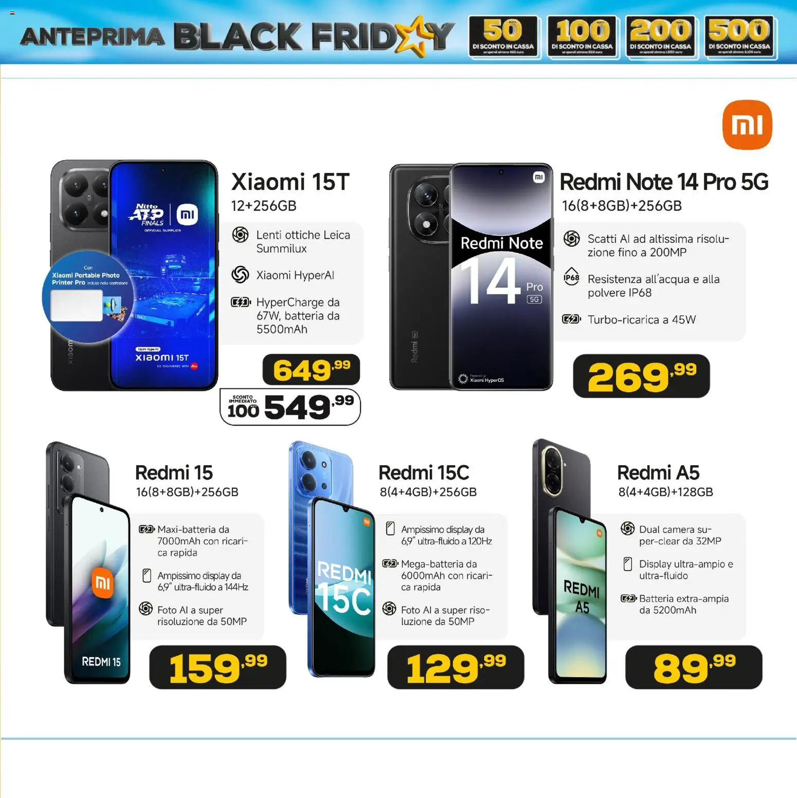 Volantino Euronics del 31.10.2025 | Pagina: 13 | Prodotti: Xiaomi, Riso, Batteria