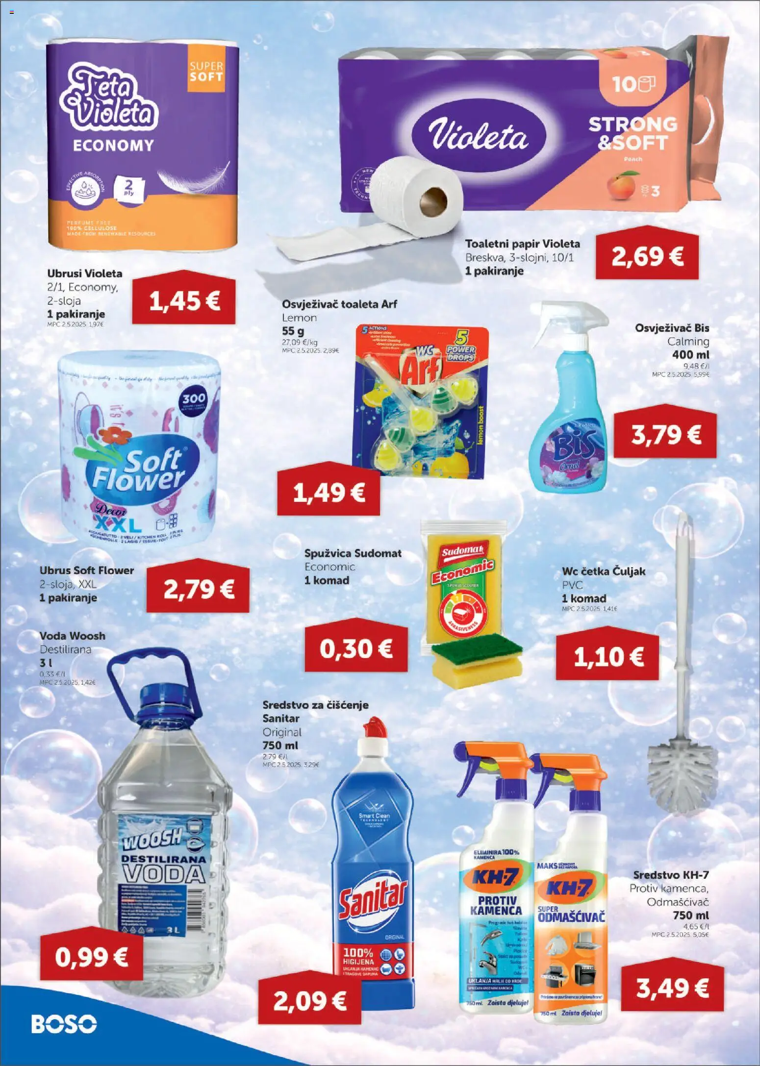Boso katalog | vrijedi od 29.01.2026 | Stranica: 18 | Proizvodi: Četka, Voda, Toaletni papir, Arf