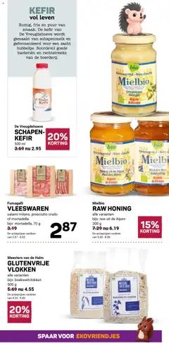 Ekoplaza - Folder week 42 - Voorbeeld van een folder van Ekoplaza, geldig van 15.10.2025 | Pagina: 3 | Producten: Salami, Vlokken, Tortazsele