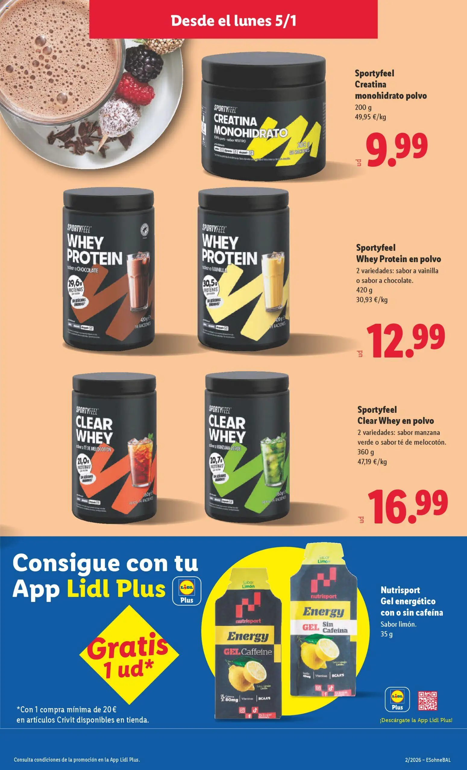 Lidl folleto de bazar │ válido desde el 05.01.2026 | Página: 9 | Productos: Polvo, Chocolate, Manzana, Té