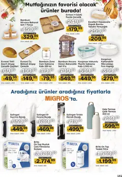 16.04.2026 tarihinden itibaren geçerli olan Migros kataloğu önizlemesi | Sayfa: 141 | Ürünler: Baharatlık, Baharat, Su, Termos
